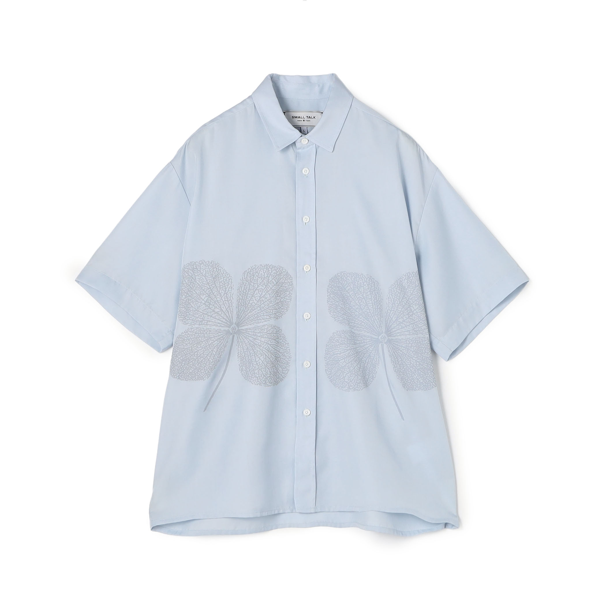 Small Talk Studio Pale Blue Clover ショートスリーブシャツ