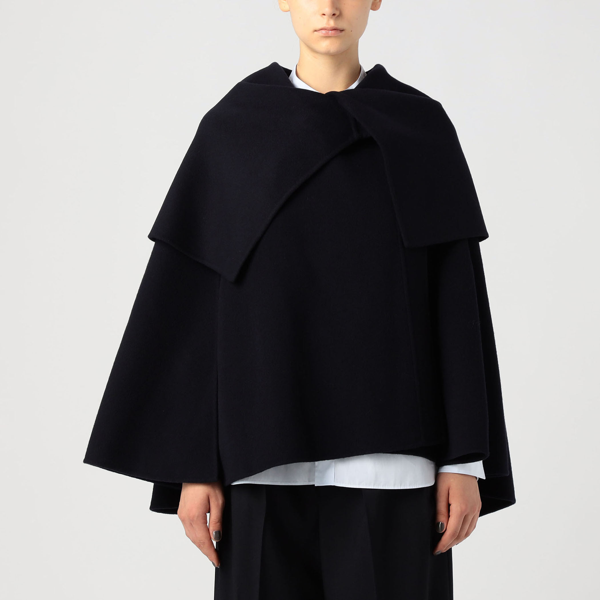 ✨極美品✨TOMORROWLAND  ポンチョ カシミア混 ウール セレモニー セール】JIL SANDER CAPE（ポンチョ）｜TOMORROWLAND