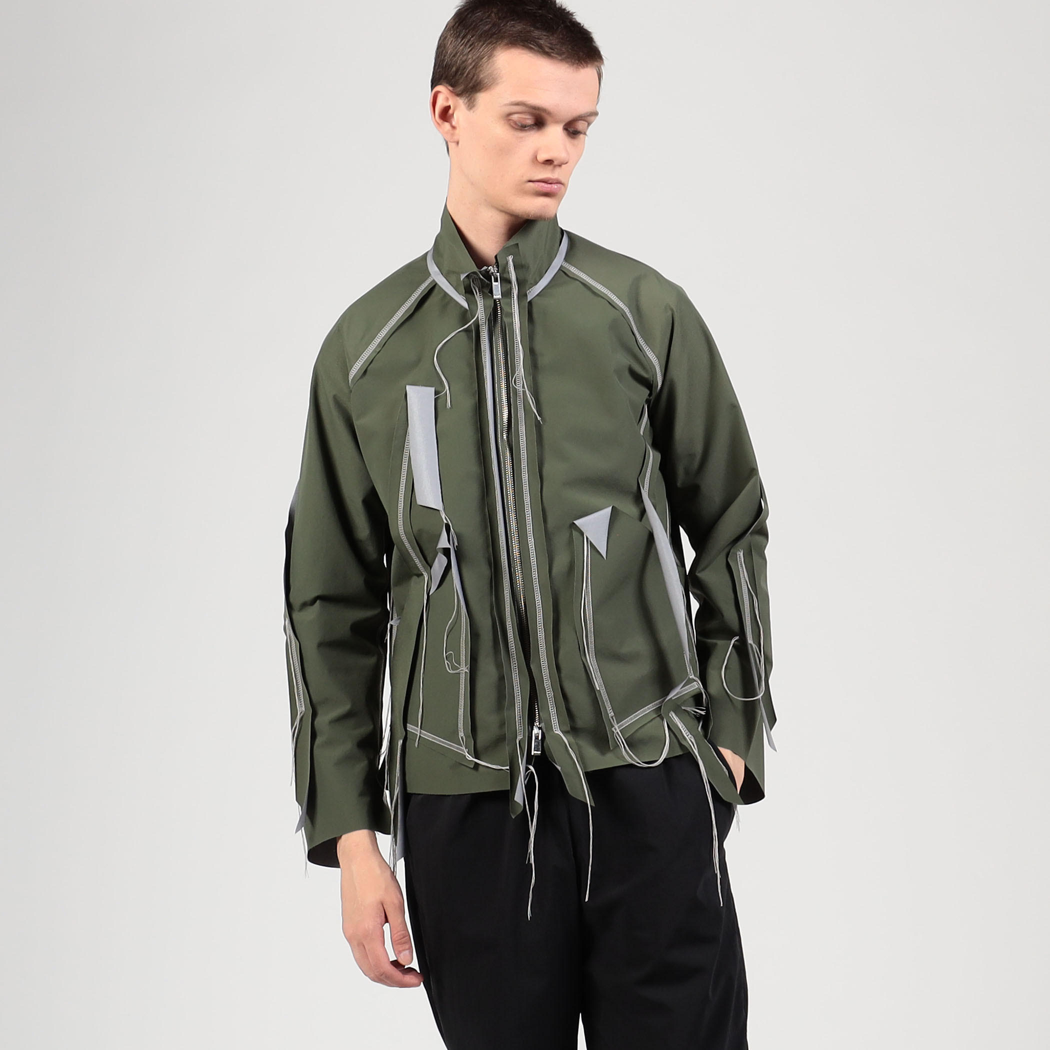 sulvam cutting short blouson | hartwellspremium.com