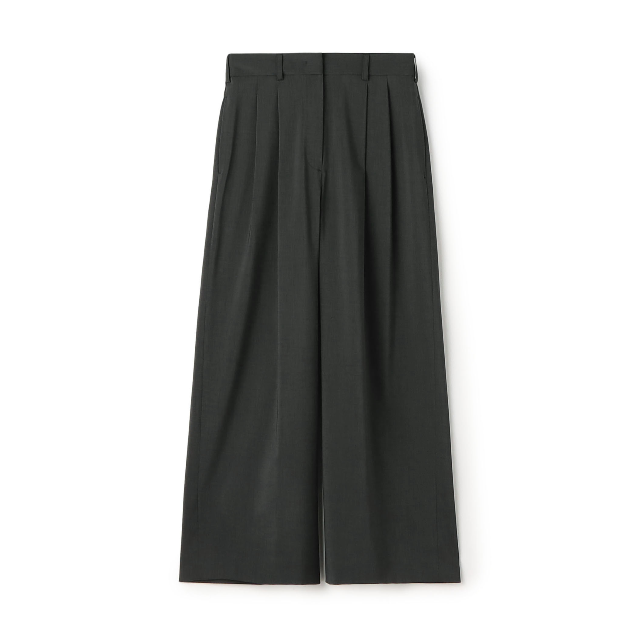 【WEB一部先行予約】ポリエステルツイル ２タックスラックスパンツ