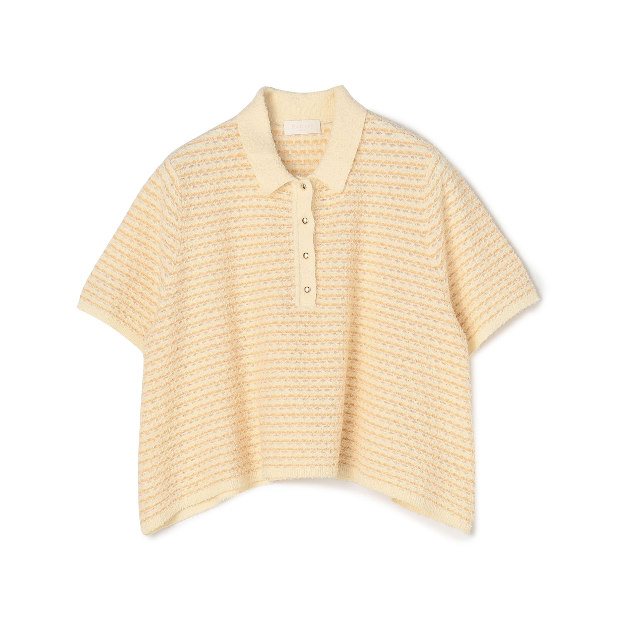 ファインファンシーボーダー ワイドショートポロ