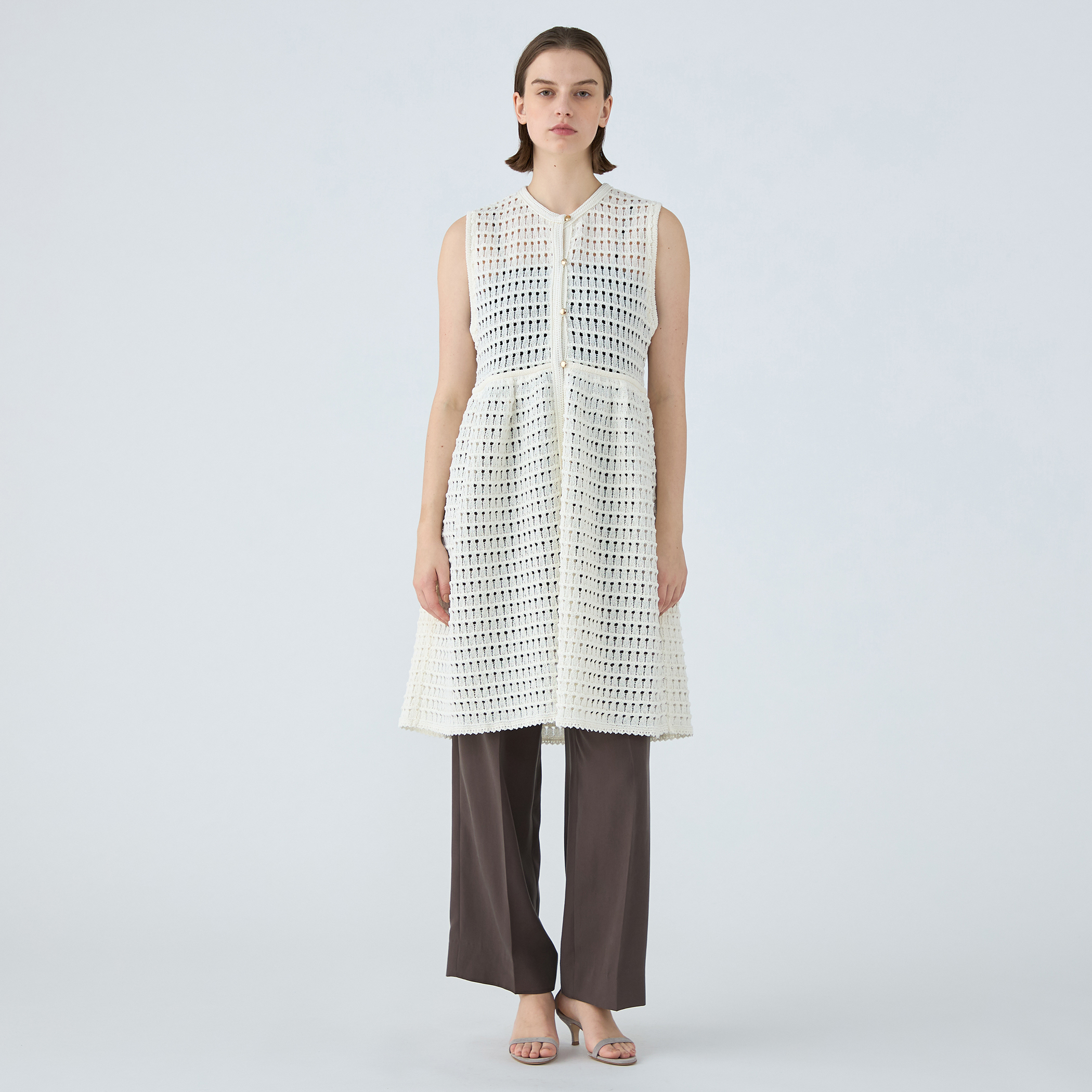 ⭐️美品⭐️トゥモローランド TOMORROWLAND 日本製　ジレ　Ballsey 楽天市場】【SALE／30%OFF】ニットジョーゼット ロングジレ