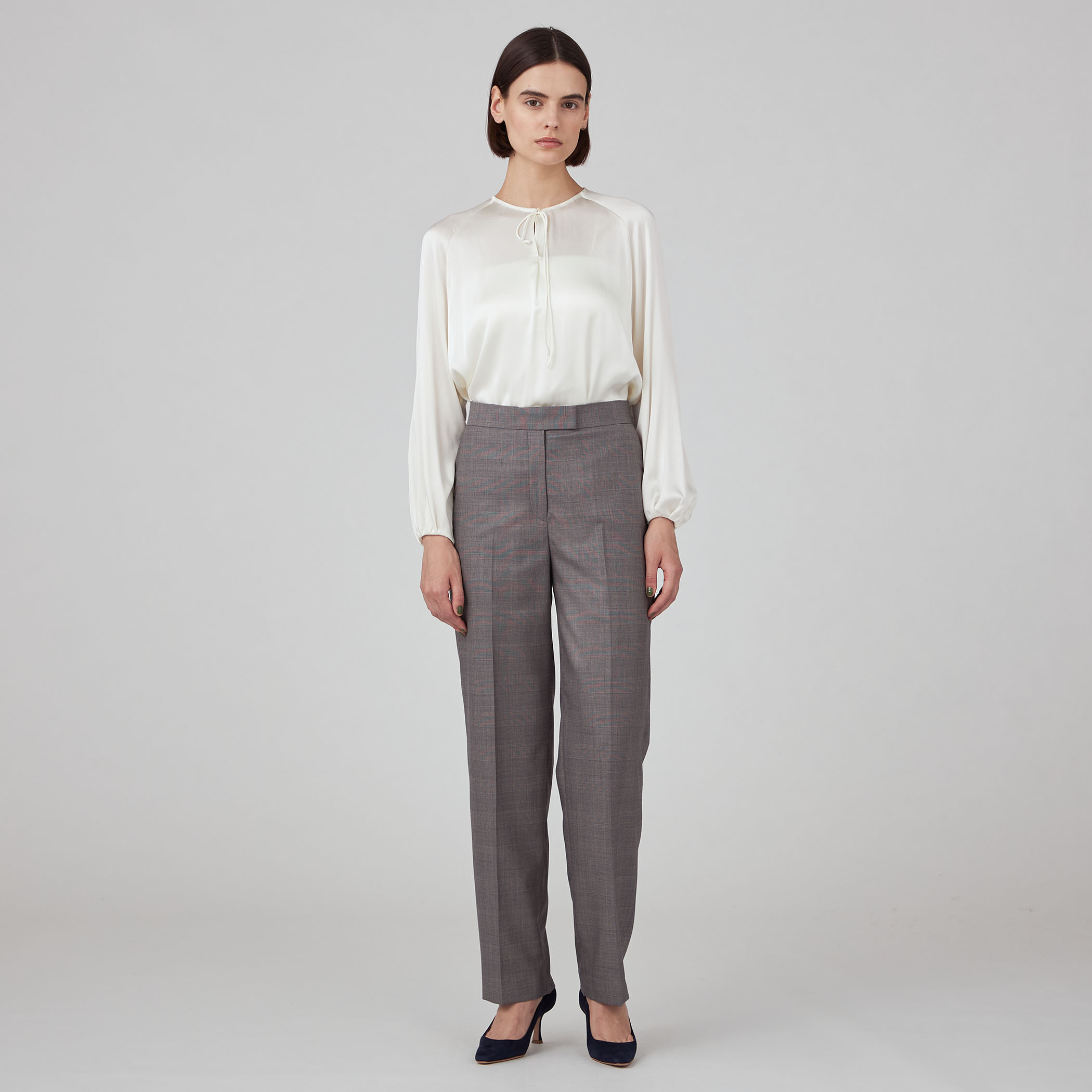 TASMANIAN GLEN CHECK ストレートパンツ｜トゥモローランド 公式通販