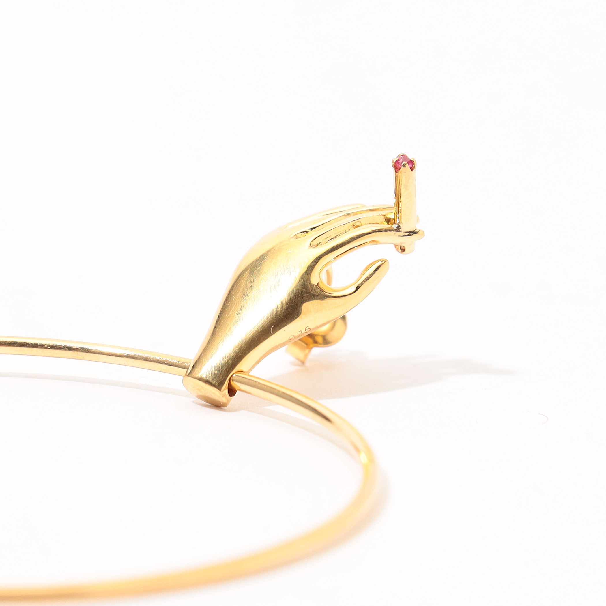 PALA ピアス PALA ハンドモチーフ フープピアス｜トゥモローランド 公式通販