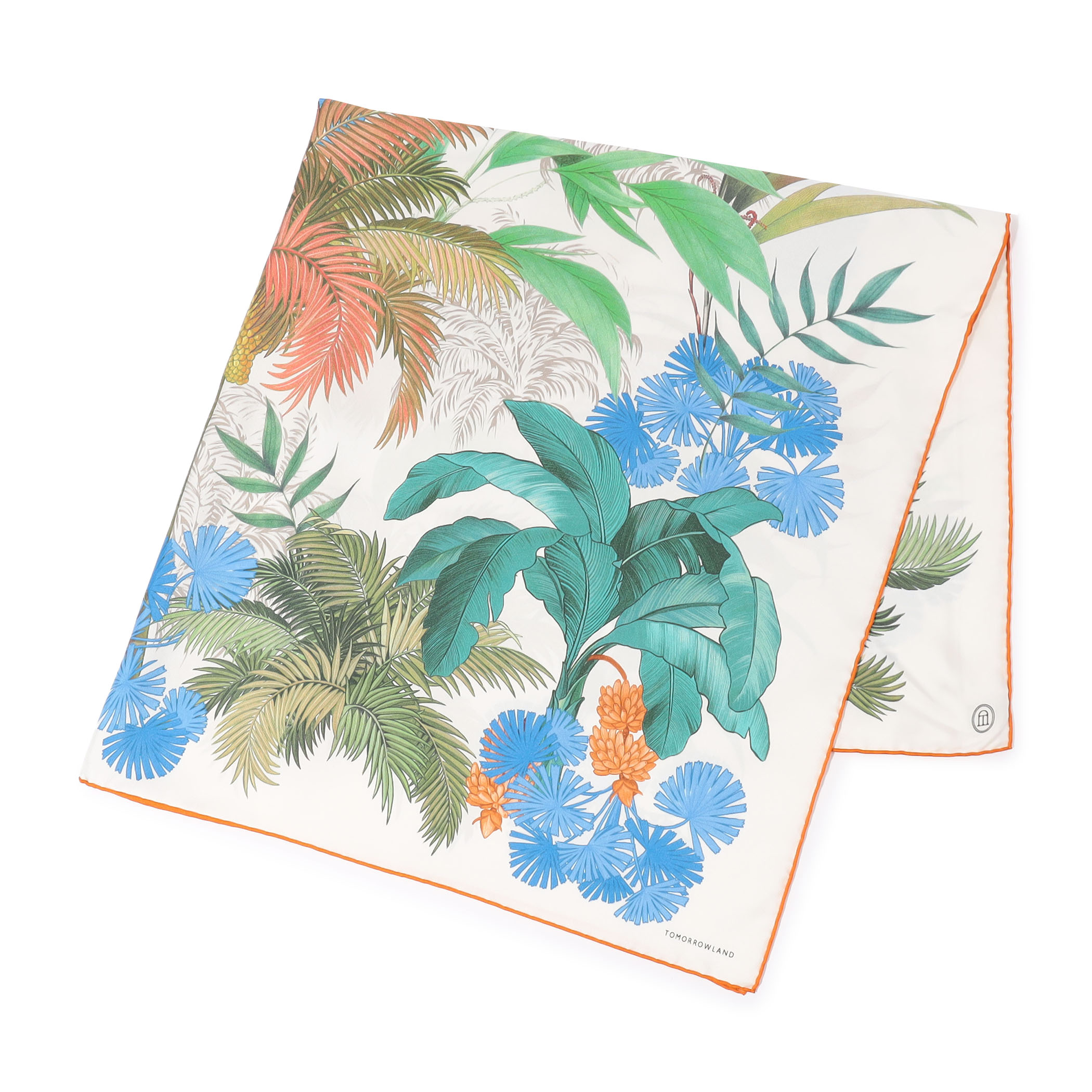 Atelier TOMORROWLAND LEAF シルクスカーフ