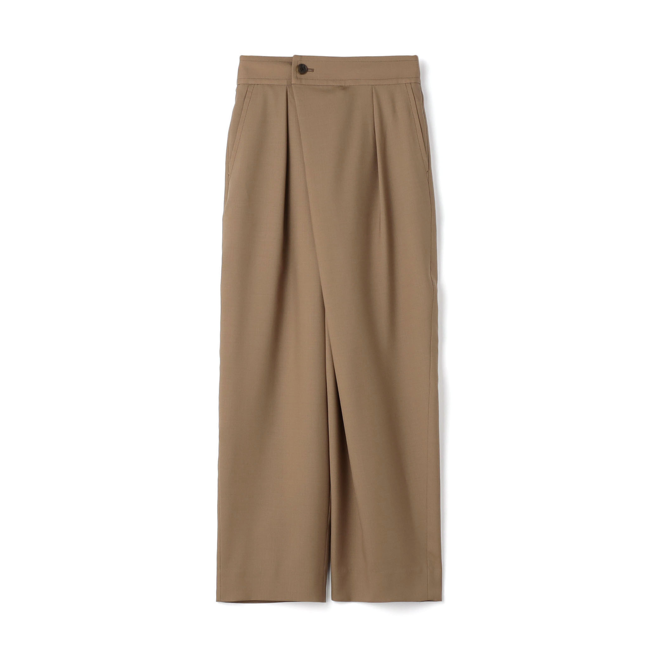 ウールトロピカル ラップパンツ