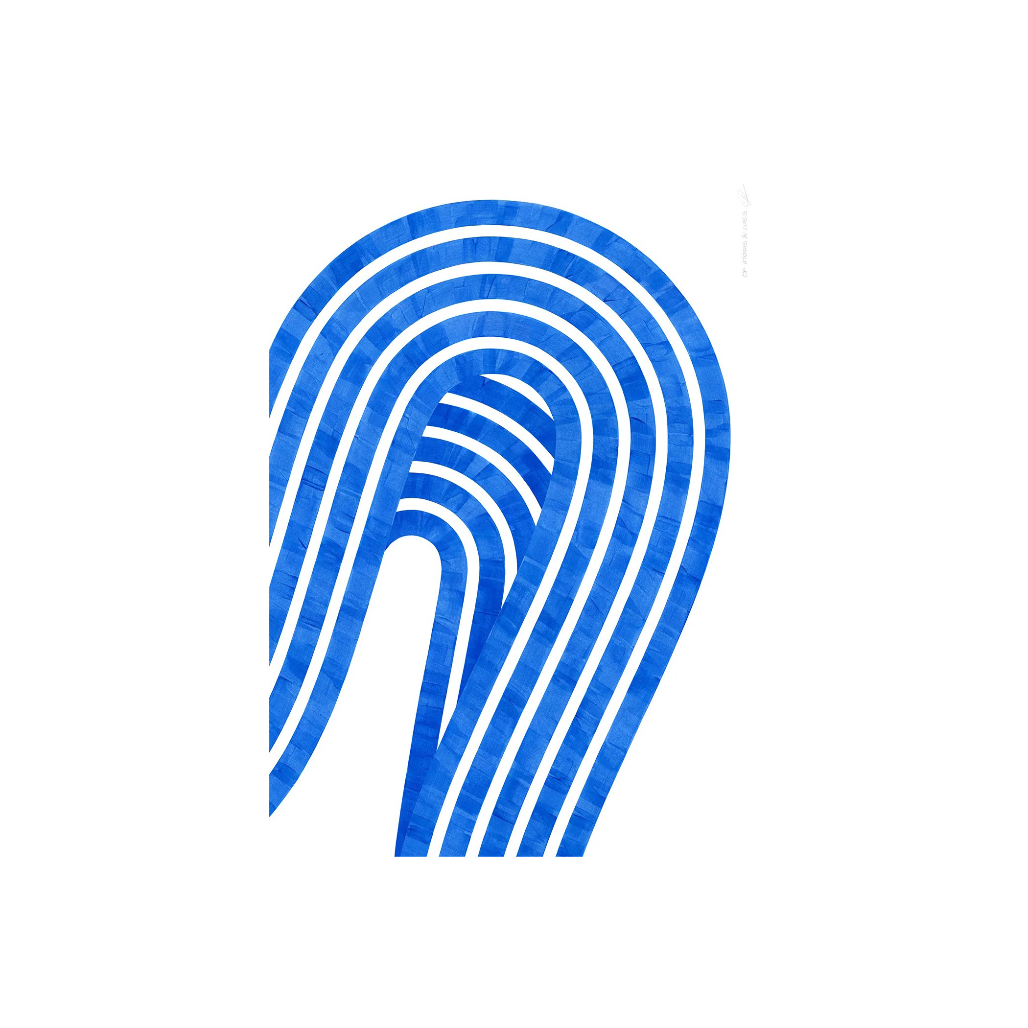 PAPER COLLECTIVE Entropy Blue 01 ポスター