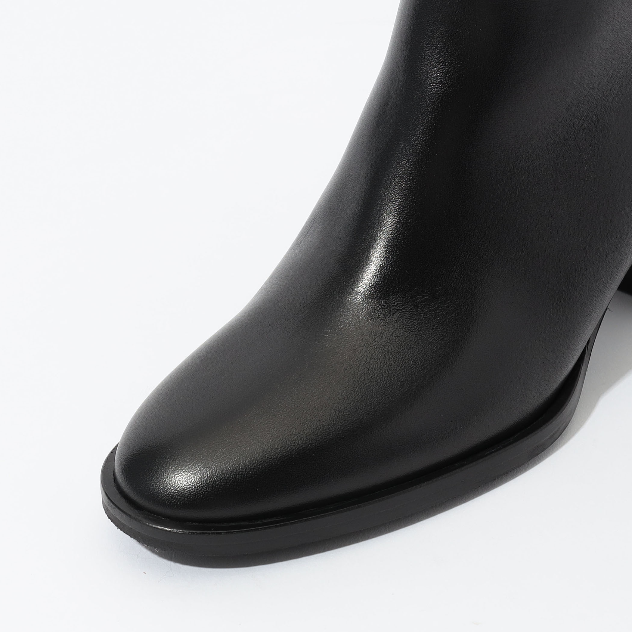 TOMORROWLAND チャンキーヒール ショートブーツ｜トゥモローランド