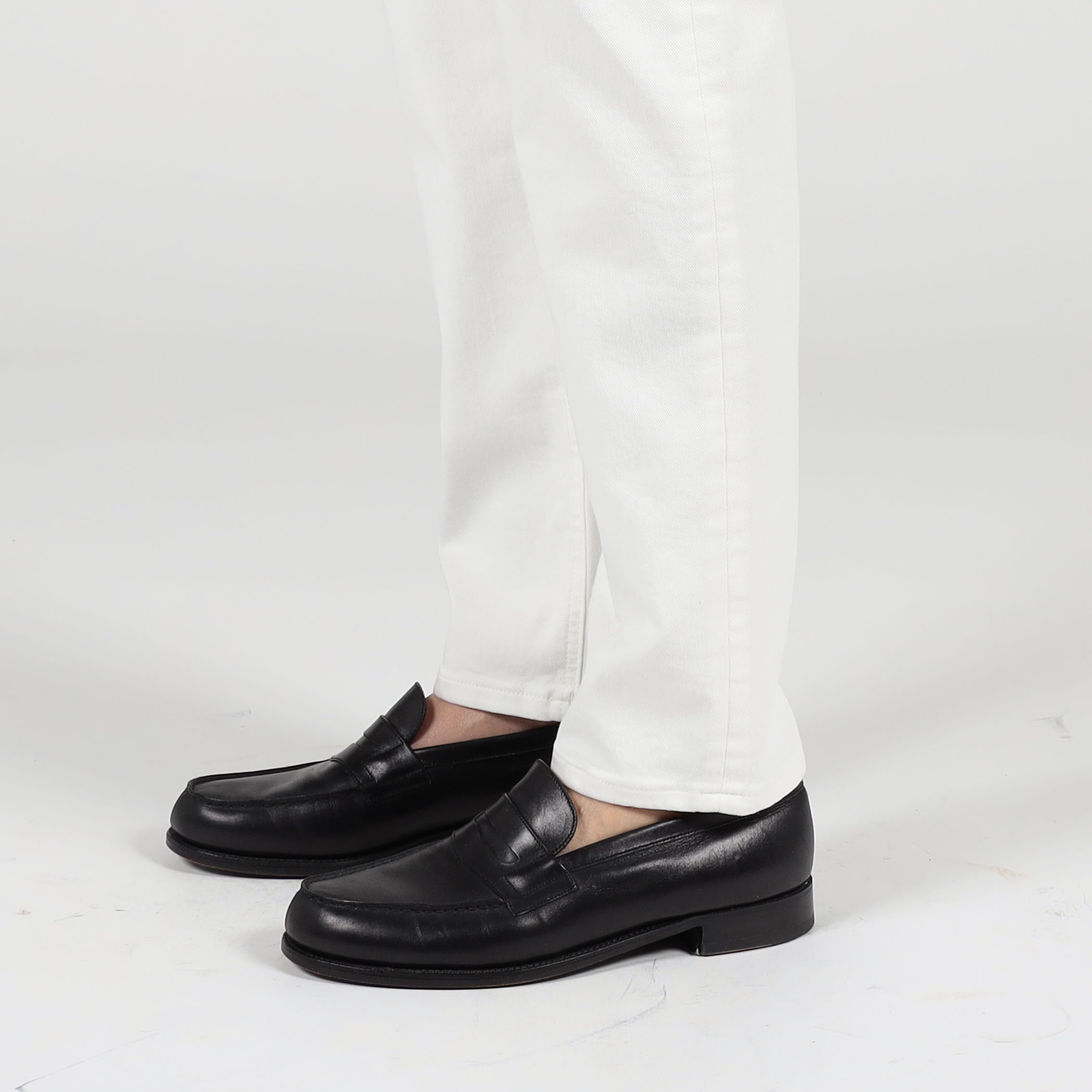 別注】PT TORINO ストレッチホワイトデニム 5ポケットパンツ