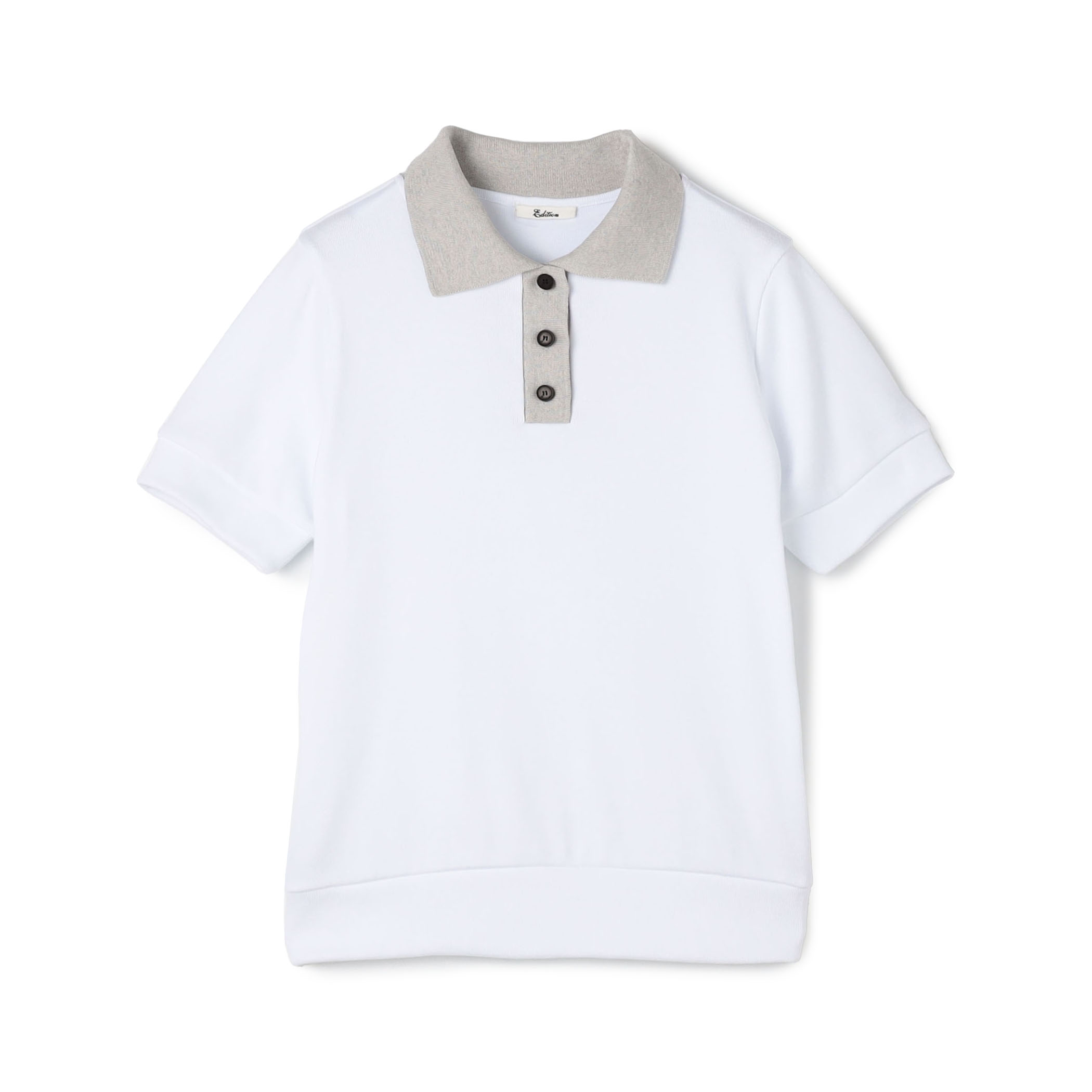 【WEB先行予約】コットンモダール フライス ポロ