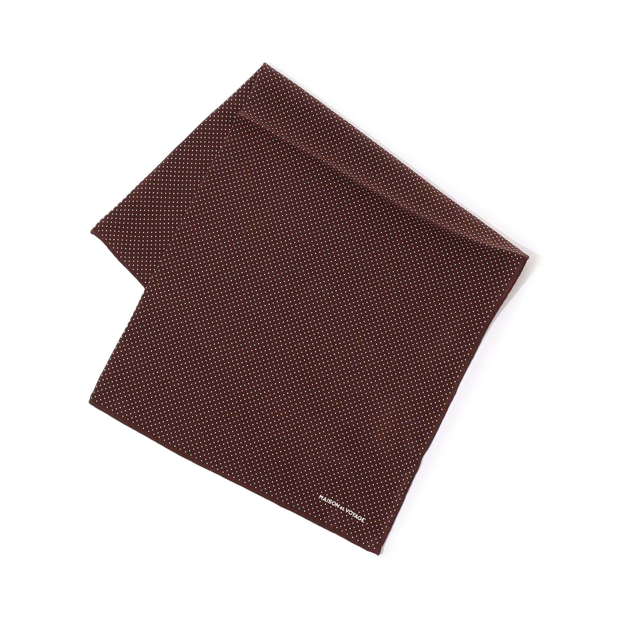 MAISON et VOYAGE シルク 1mmドット スカーフ