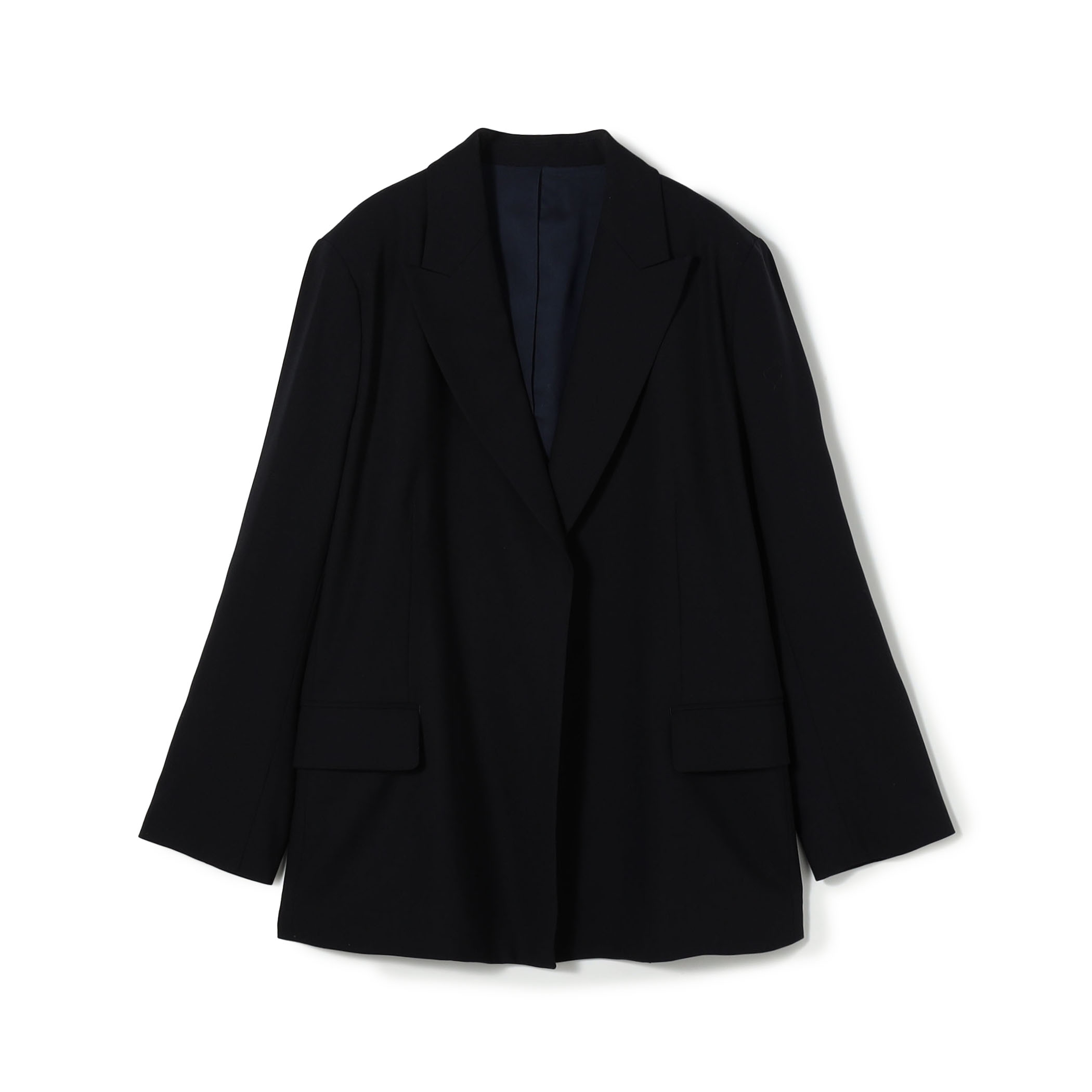 ウールドスキン アンボタンシングルジャケット