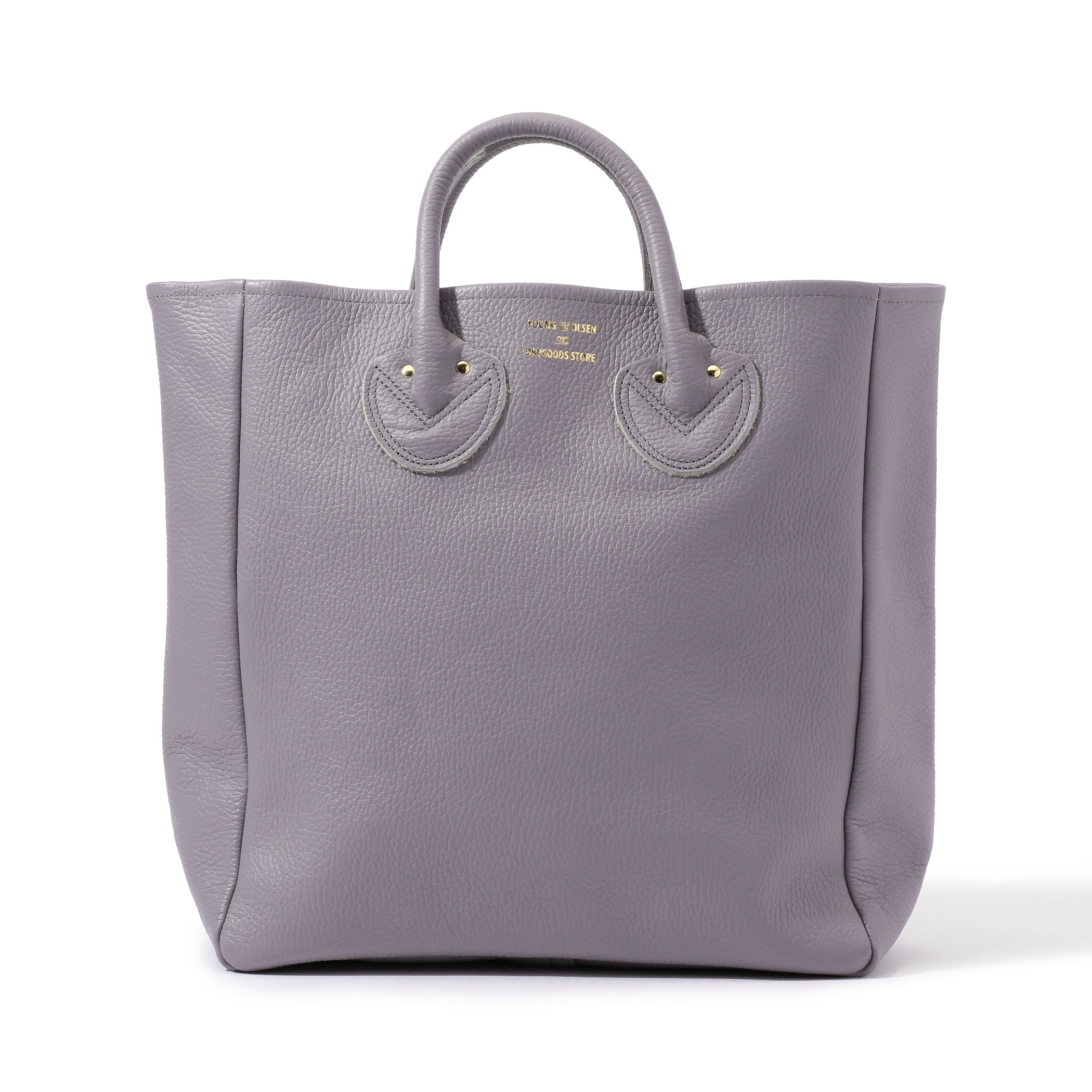 YOUNG&OLSEN EMBOSSED LEATHER TOTE BAG