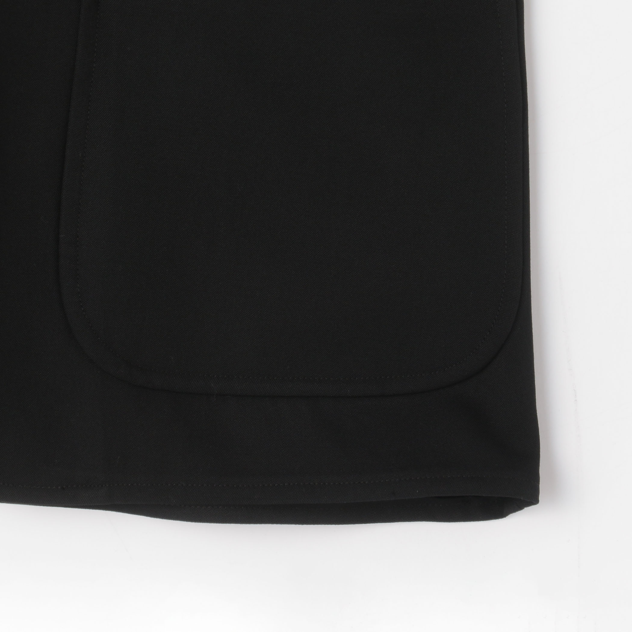 ウール カラーレスチョアジャケット DORMEUIL BARATHEA