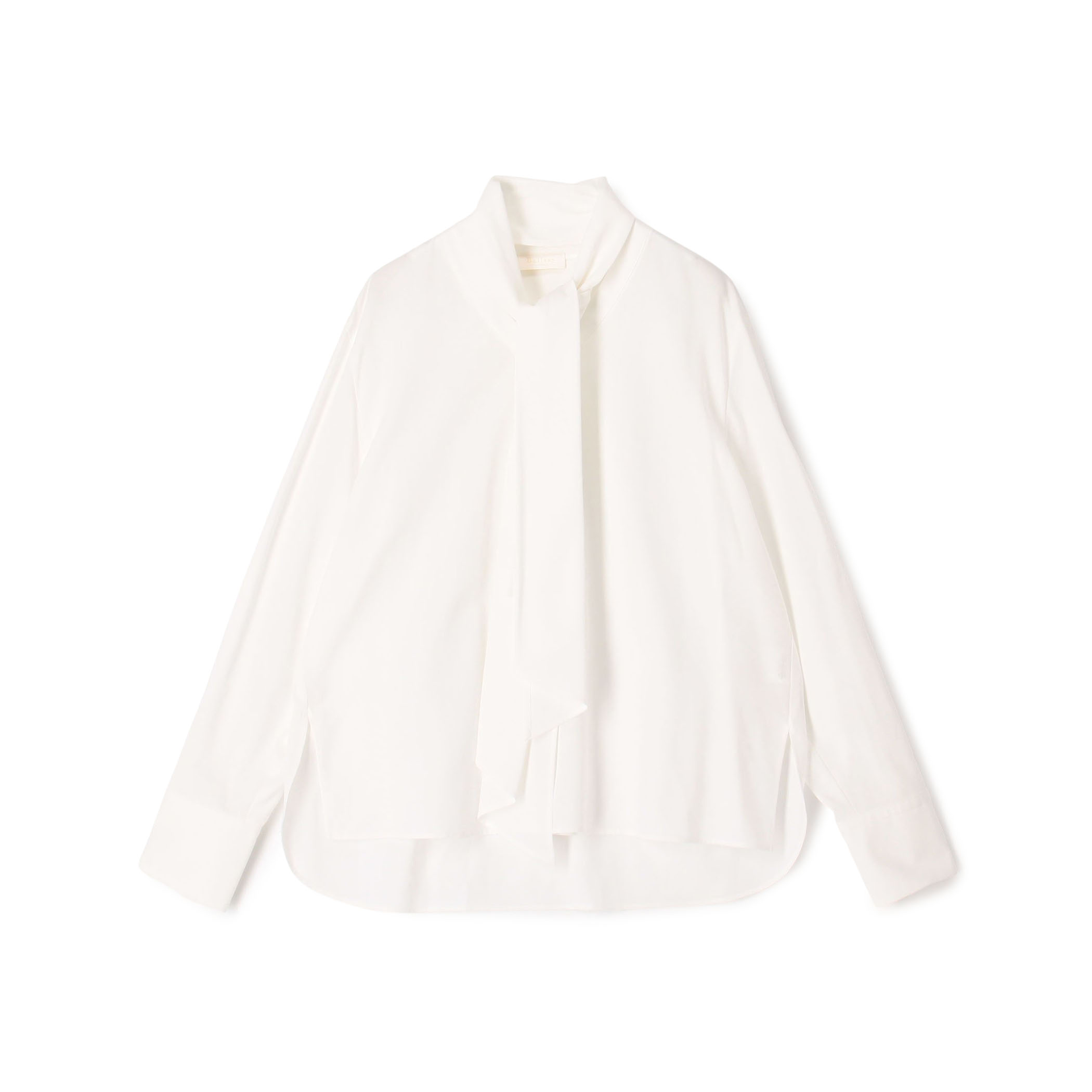 ジュエルコットン ワイドボウタイブラウス