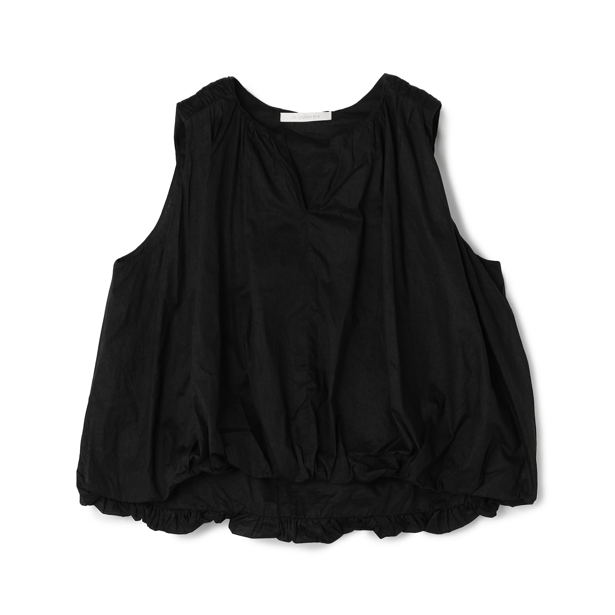 ne Quittez pas COTTON ORGANZA ノースリーブブラウス