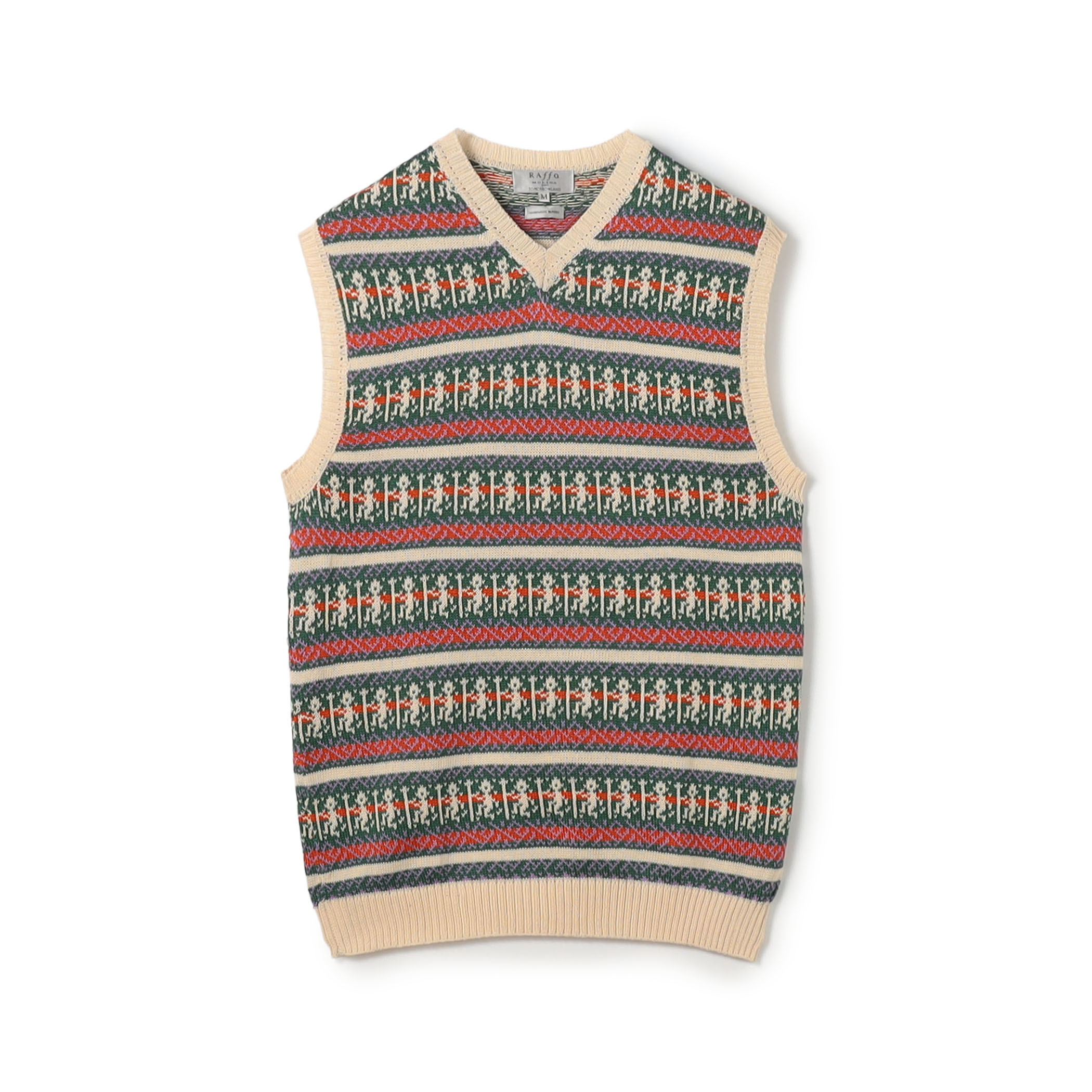 【別注】Raffa Molina コットン ニットベスト