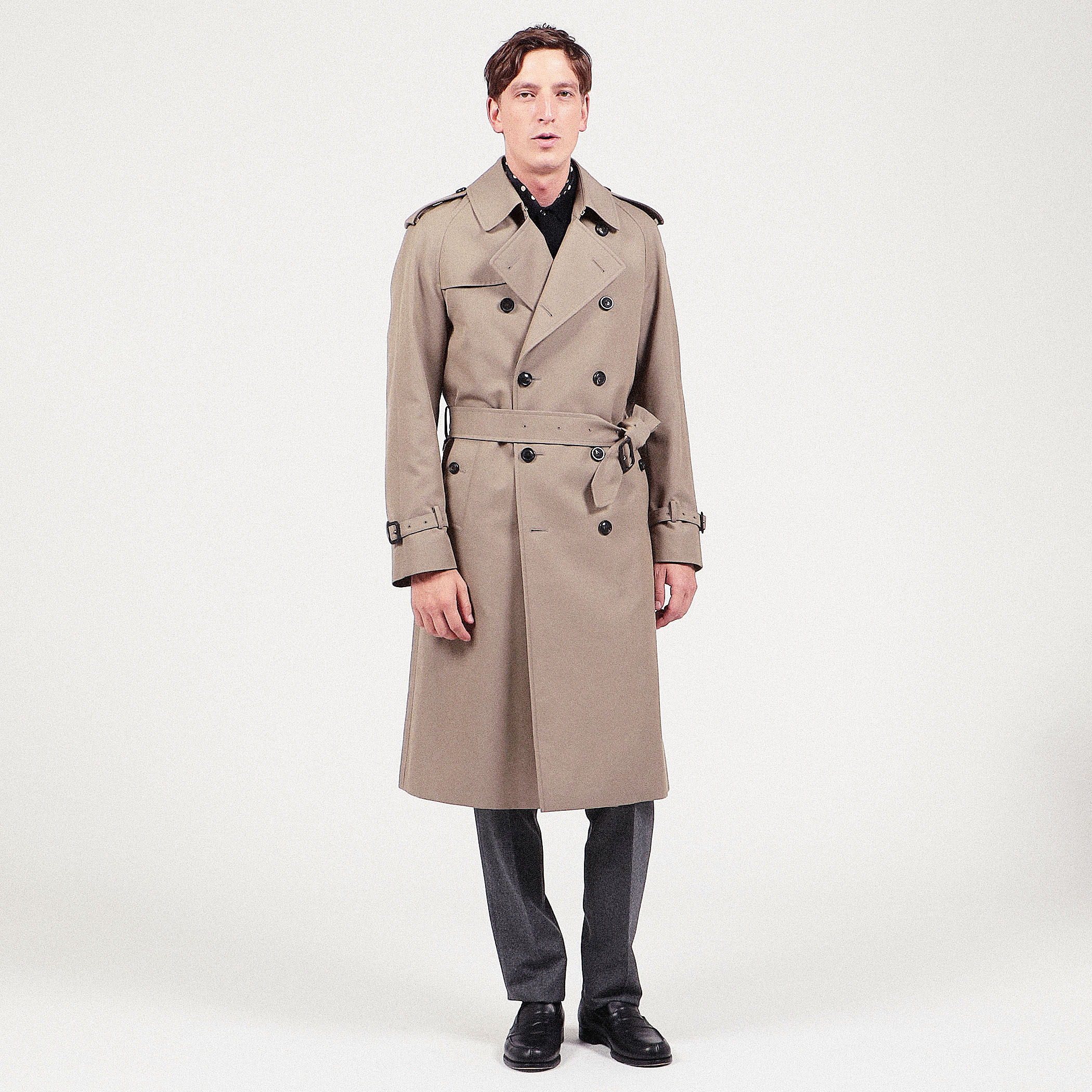 ウールコットンギャバジン トレンチコート Dormeuil TRENCH