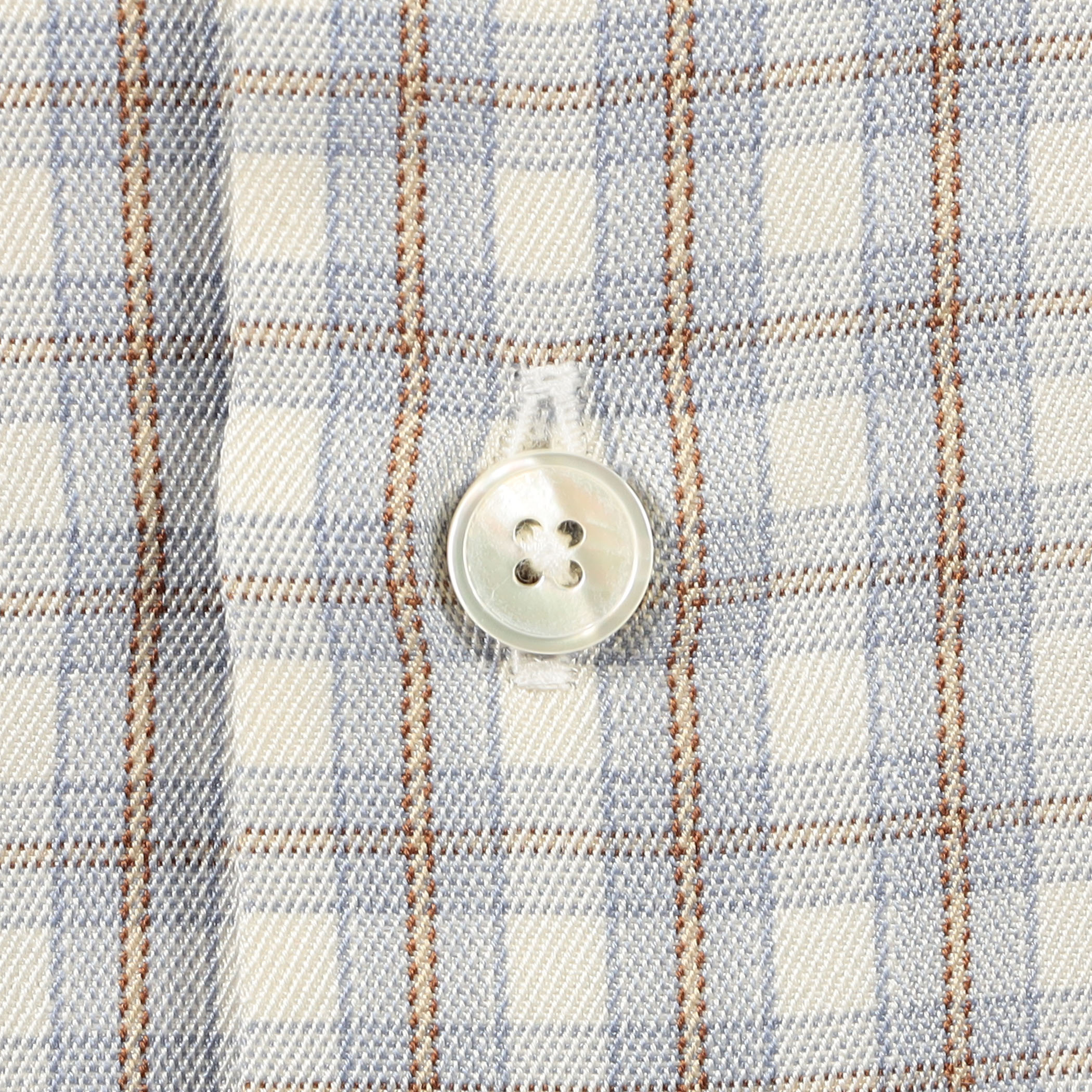 MAATEE&SONS LYAN シルクチェック ロングスリーブシャツ