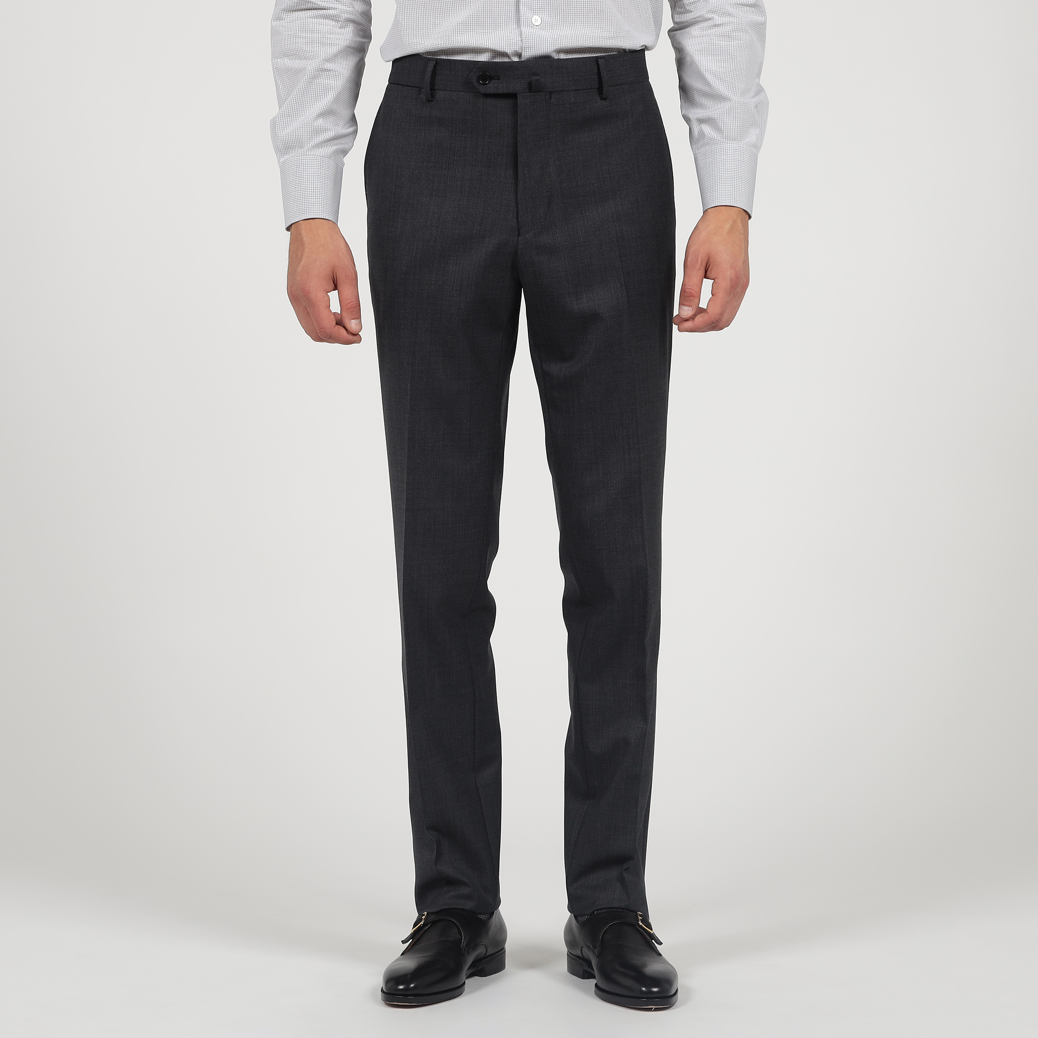 【美品】PT01 ノープリーツストレッチサマーウールスラックス EVOFIT50 PT01 (ピーティーゼロウーノ) BUSINESS SUPER SLIM FIT