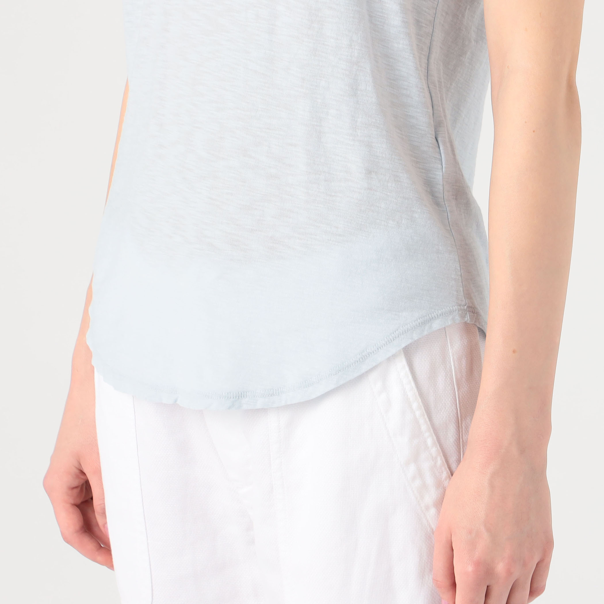 TOMORROWLAND / トゥモローランド スラブジャージー クルーネック Ｔシャツ WUA3037 スラブジャージー クルーネック Tシャツ WUA3037（Tシャツ