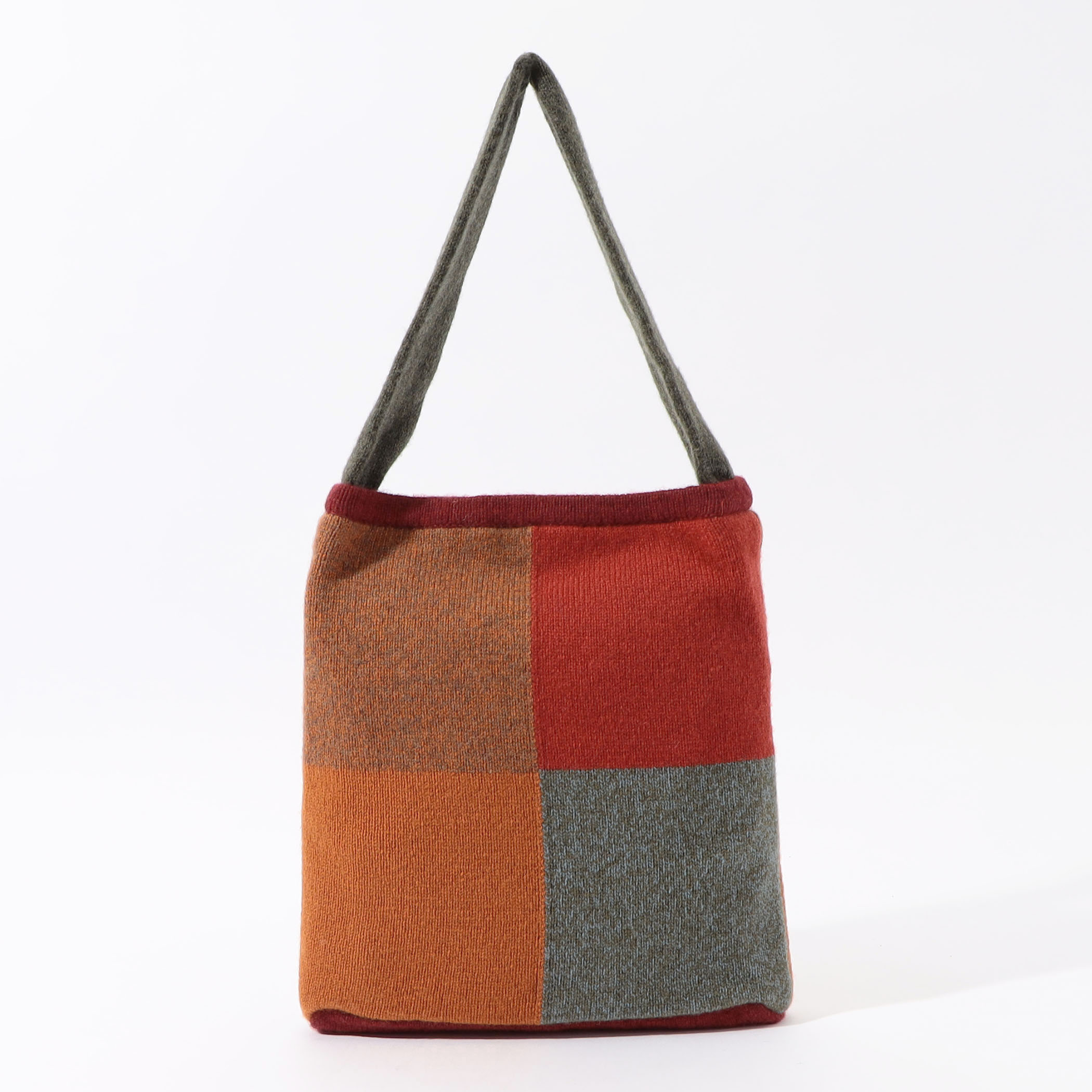 YANYAN PATCHWORK TOTE パッチワークニット トートバッグ