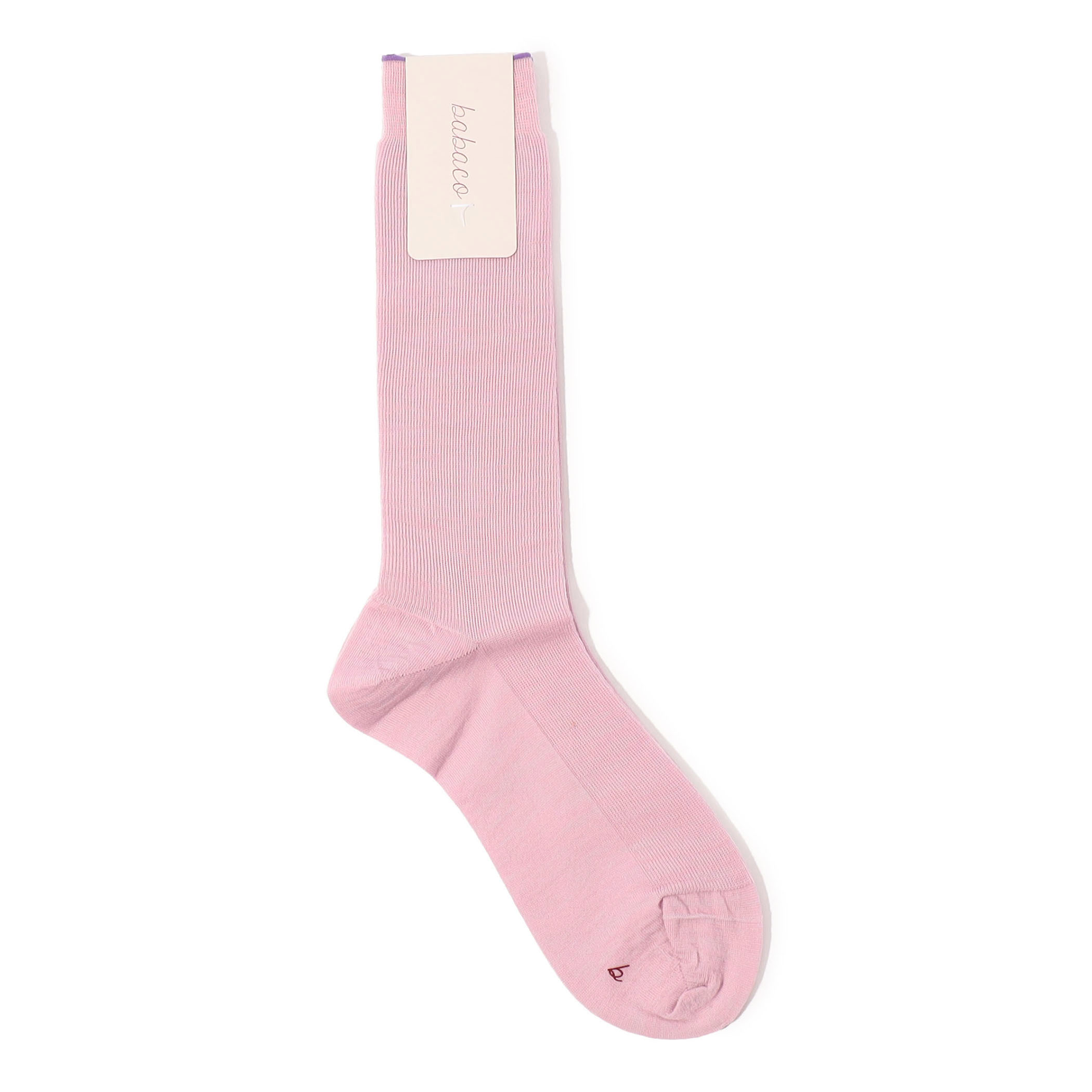 babaco Wool Fine Ribbed Socks