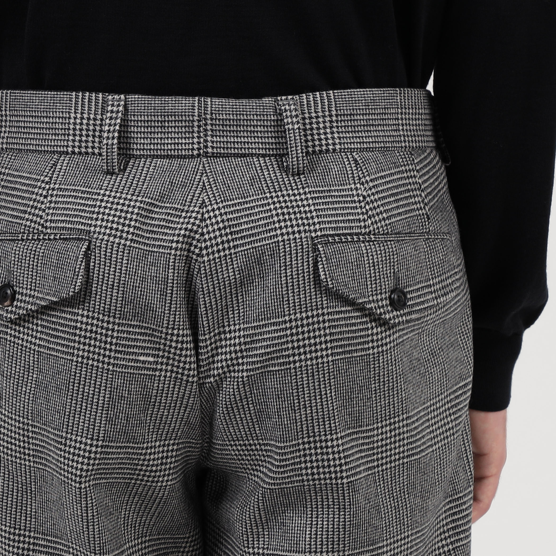 カレッジフランネルウール ノープリーツスラックス｜トゥモローランド