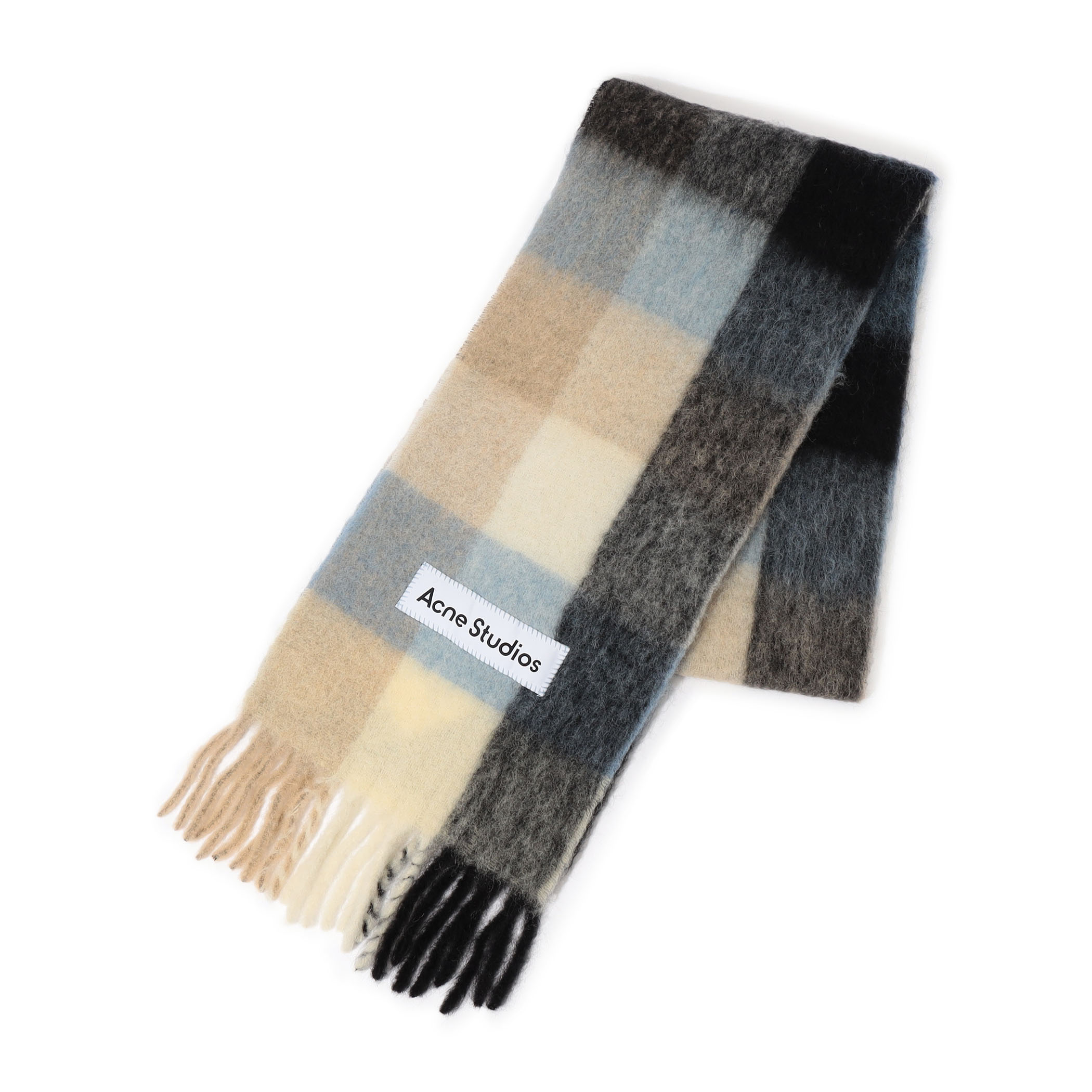 Acne Studios モヘヤチェックスカーフ