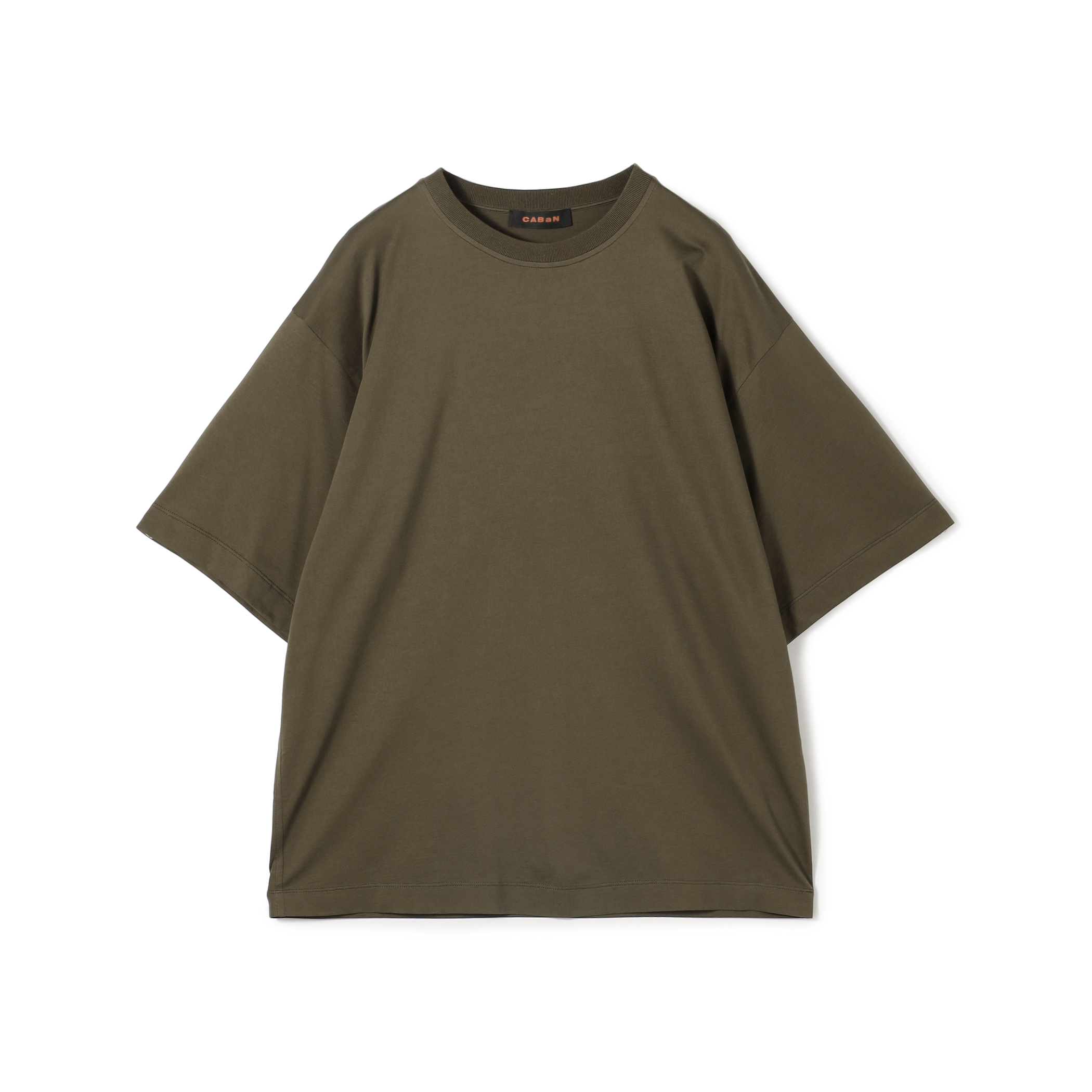 CABaN コットン ドロップショルダークルーネックプルオーバー