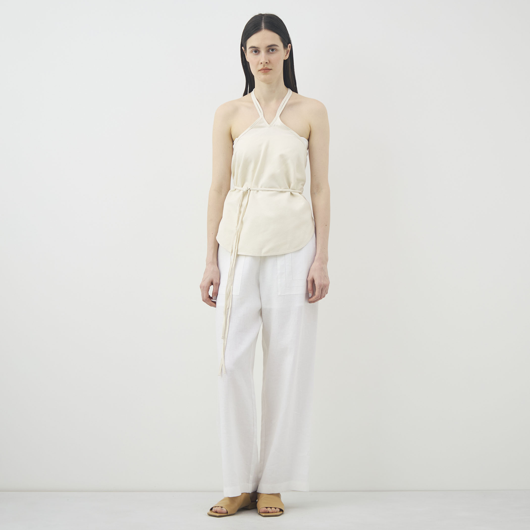 BASERANGE MAR TOP シルク ホルターネックトップ｜トゥモローランド
