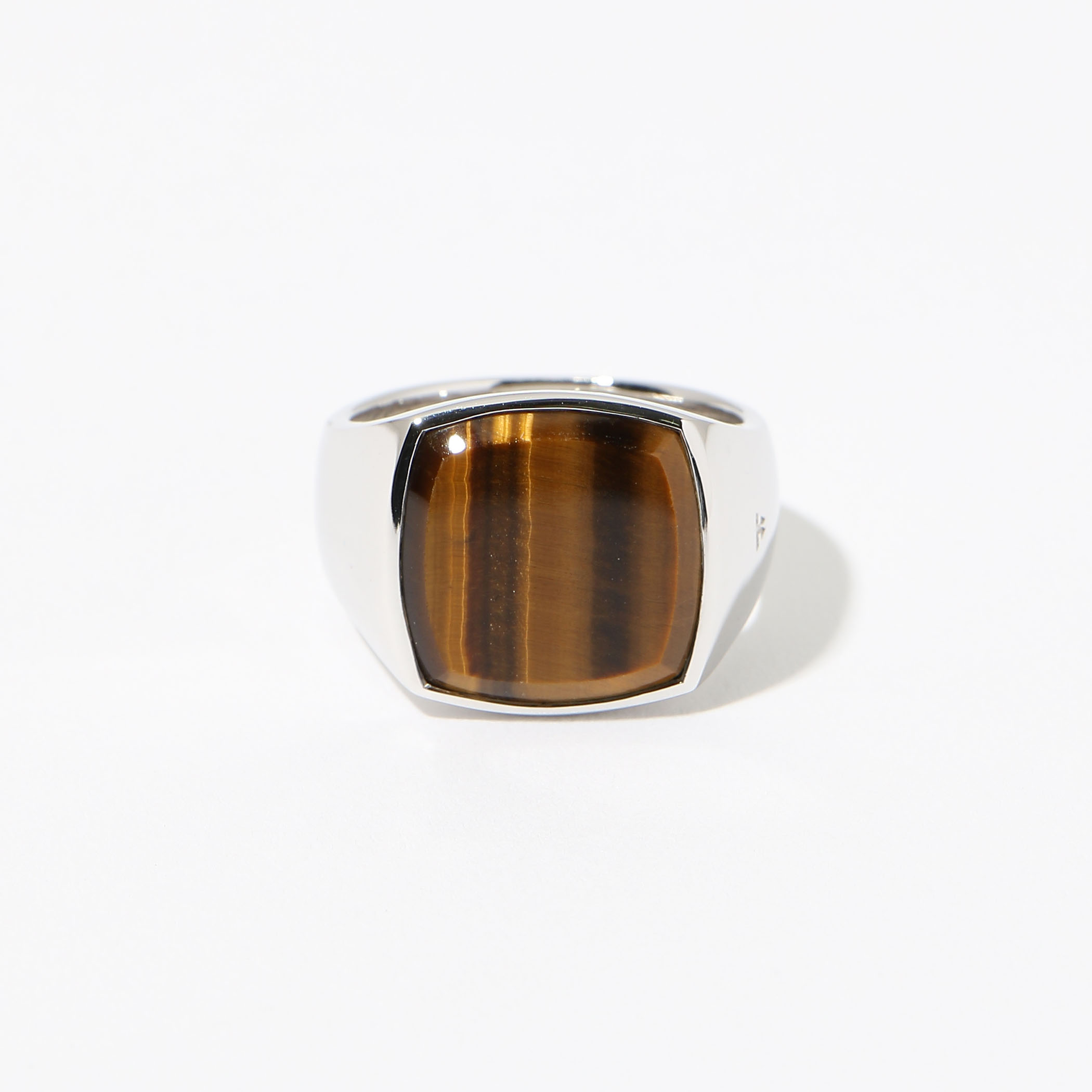 TOM WOOD Cushion Tiger Eye リング