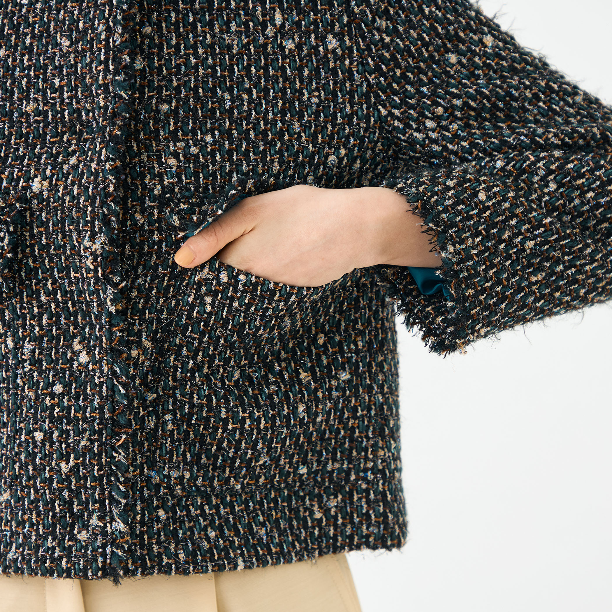 Rachel ノーカラージャケット｜トゥモローランド 公式通販