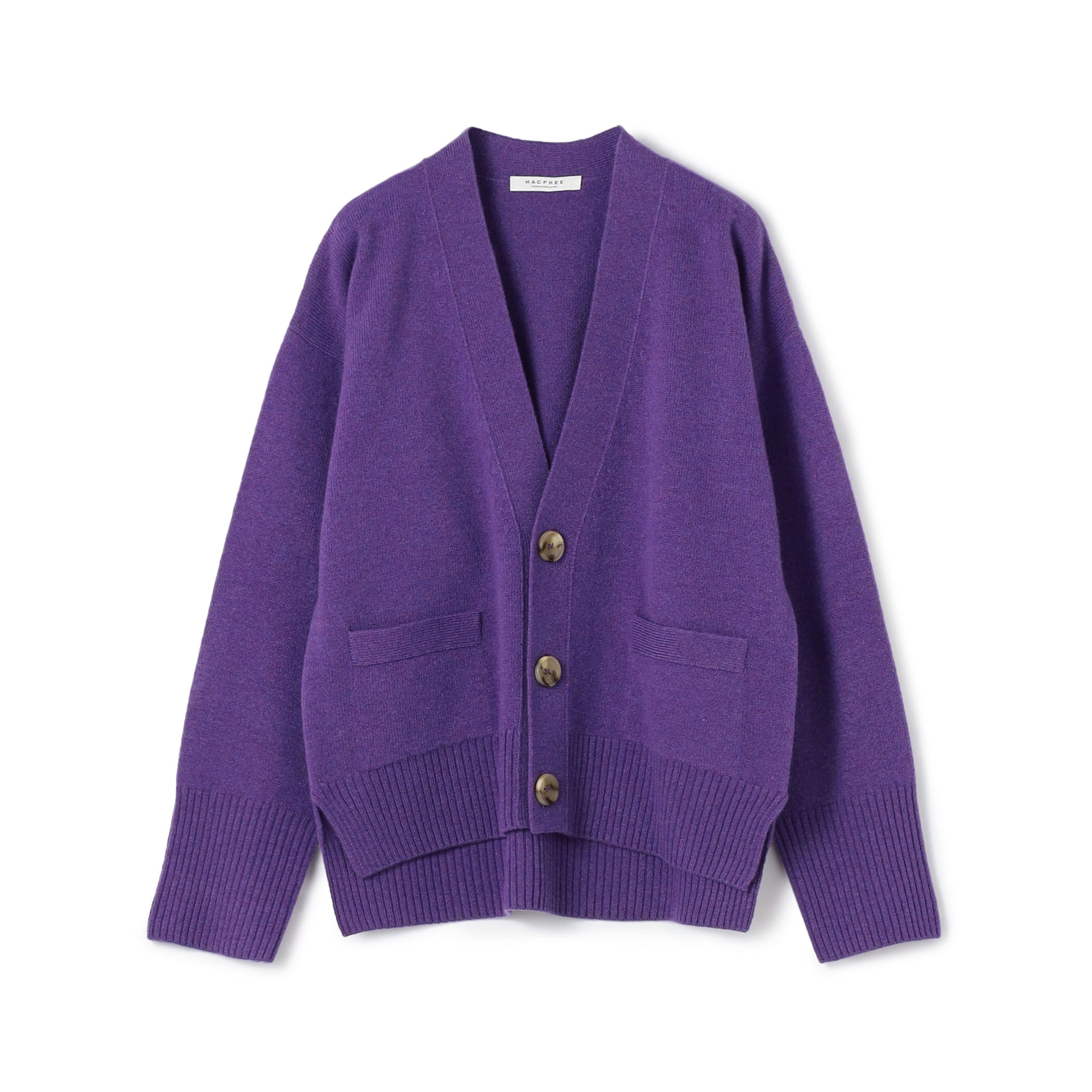 ■NZ LAMB 9G  Vネックカーディガン