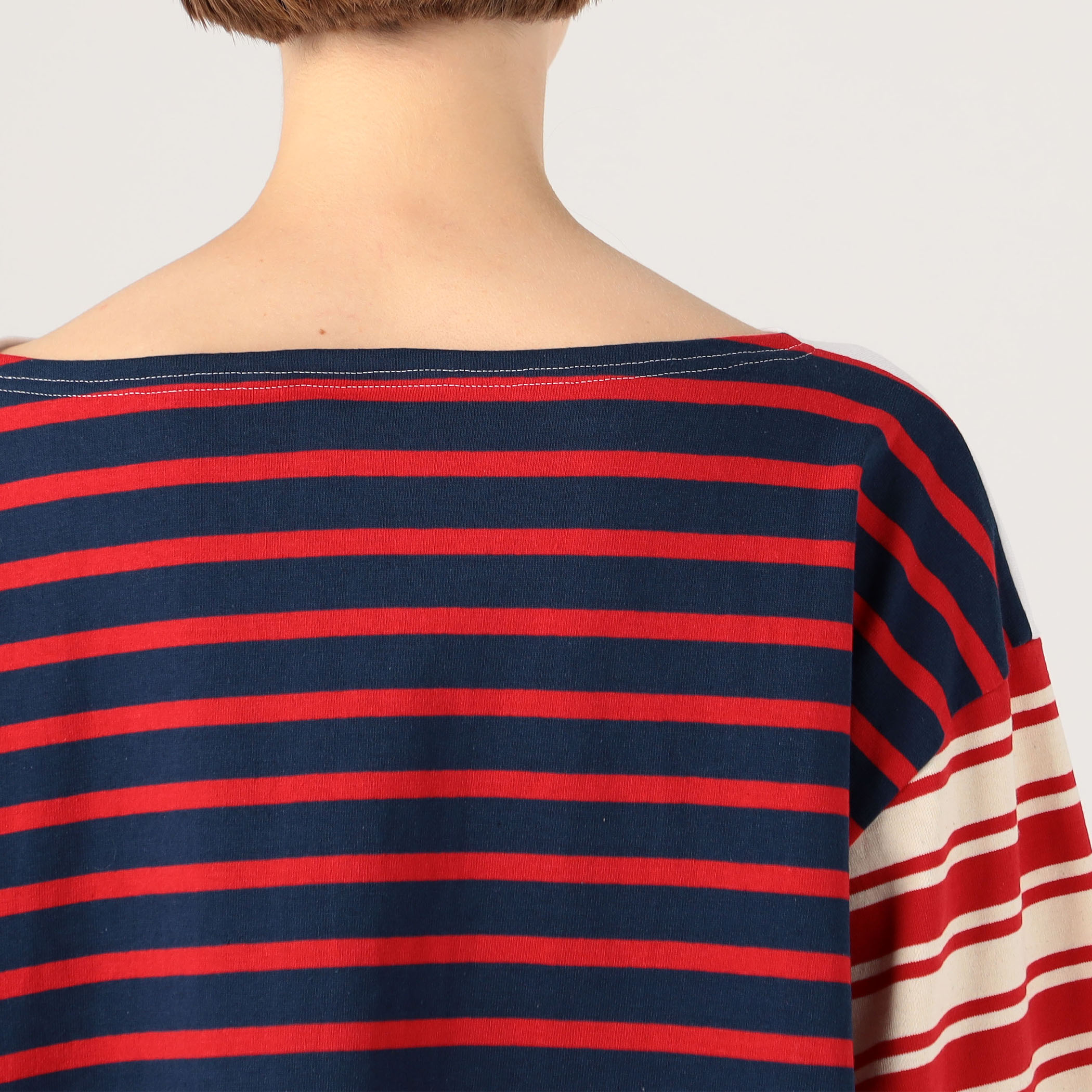 Le minor×TOMORROWLANDビッグバスクシャツ 別注】Le minor×TOMORROWLAND クレイジーパターン ビッグバスク
