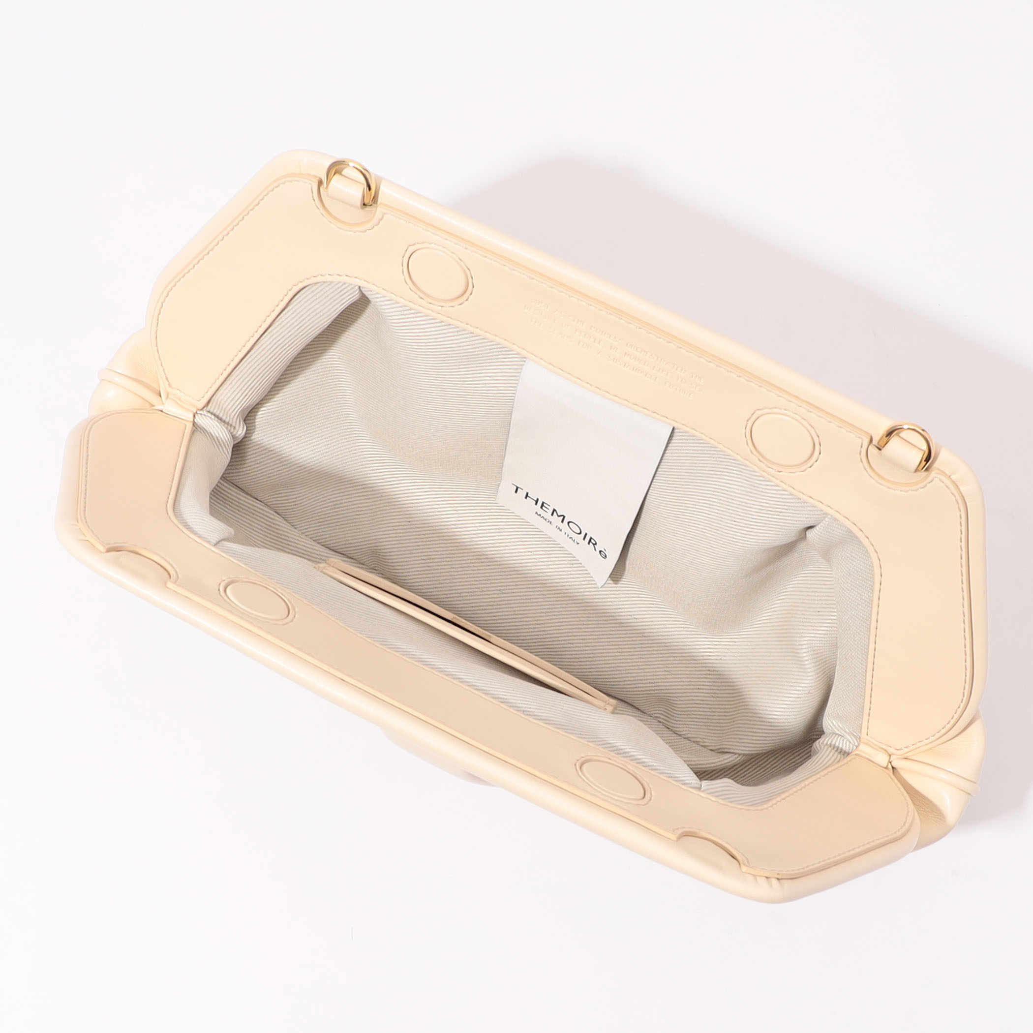 THEMOIRè クラッチバッグ クリーム色 レザー THE MOIRe EMERA CLUTCH バッグ｜トゥモローランド 公式通販