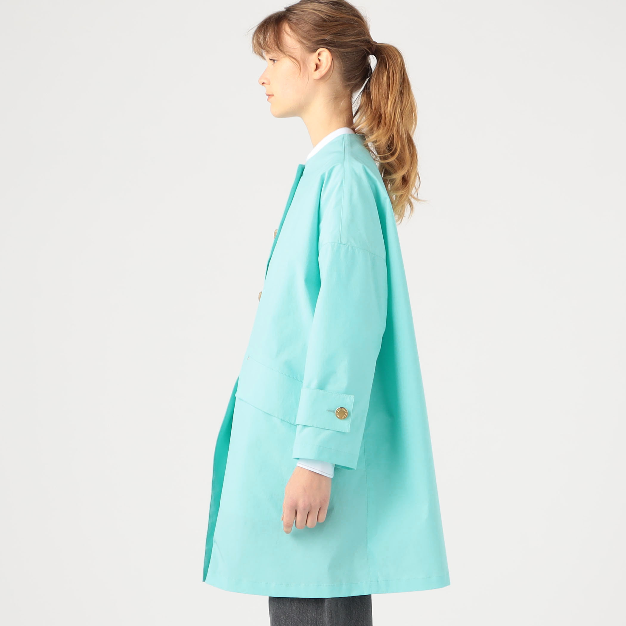 【別注】＜MACKINTOSH＞HUMBIE ノーカラー コート 505444644007.jpg