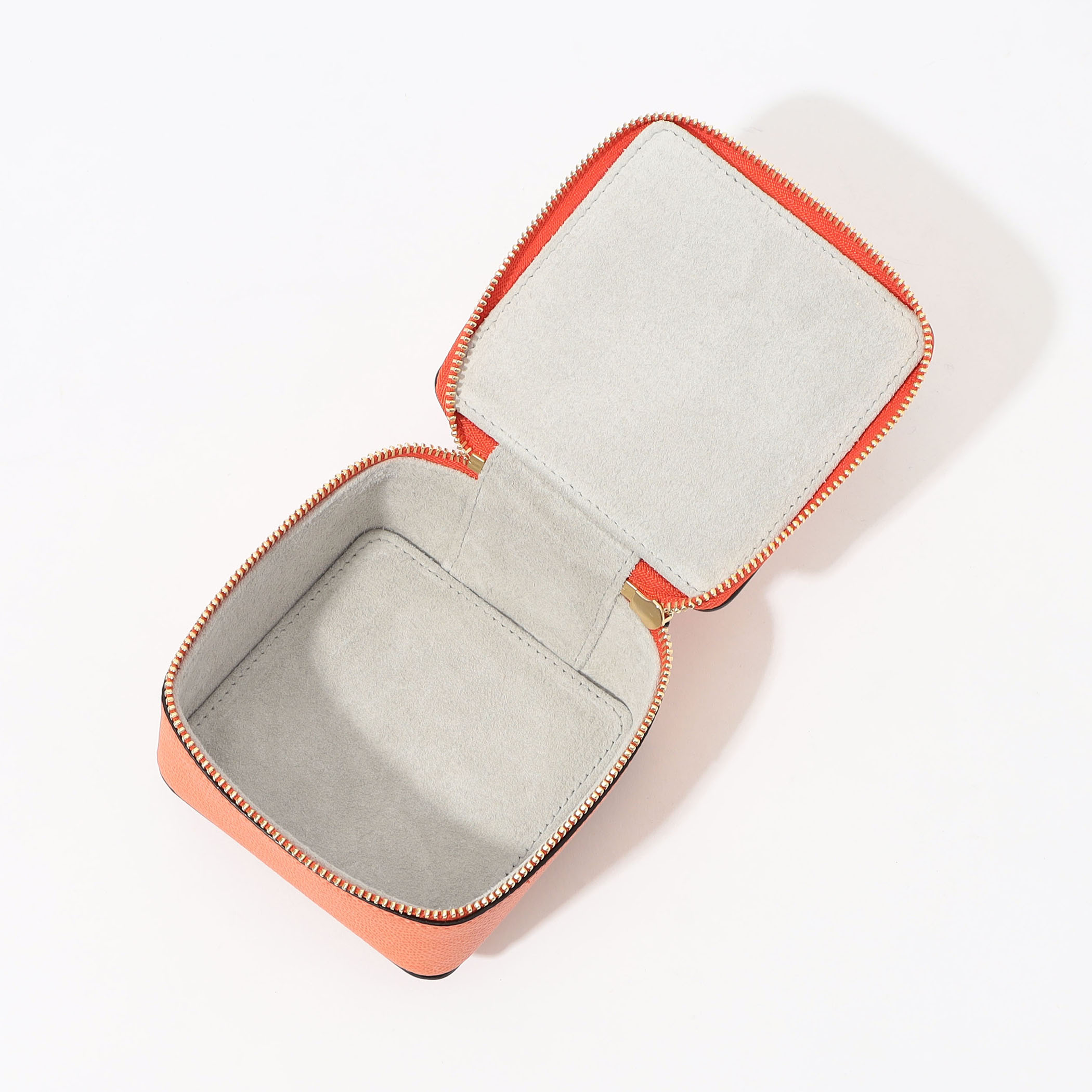 SMYTHSON(スマイソン) ジュエリーケース/型押し加工 小物入れ グレー