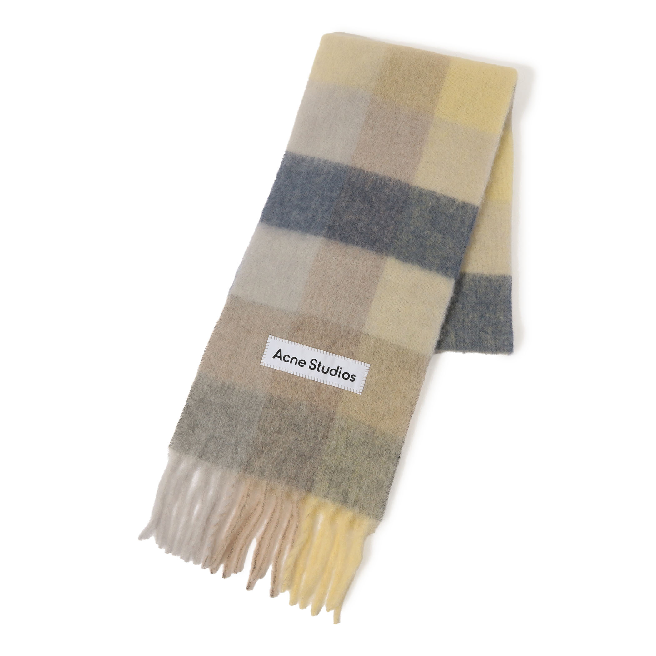 Acne Studios モヘヤチェックスカーフ