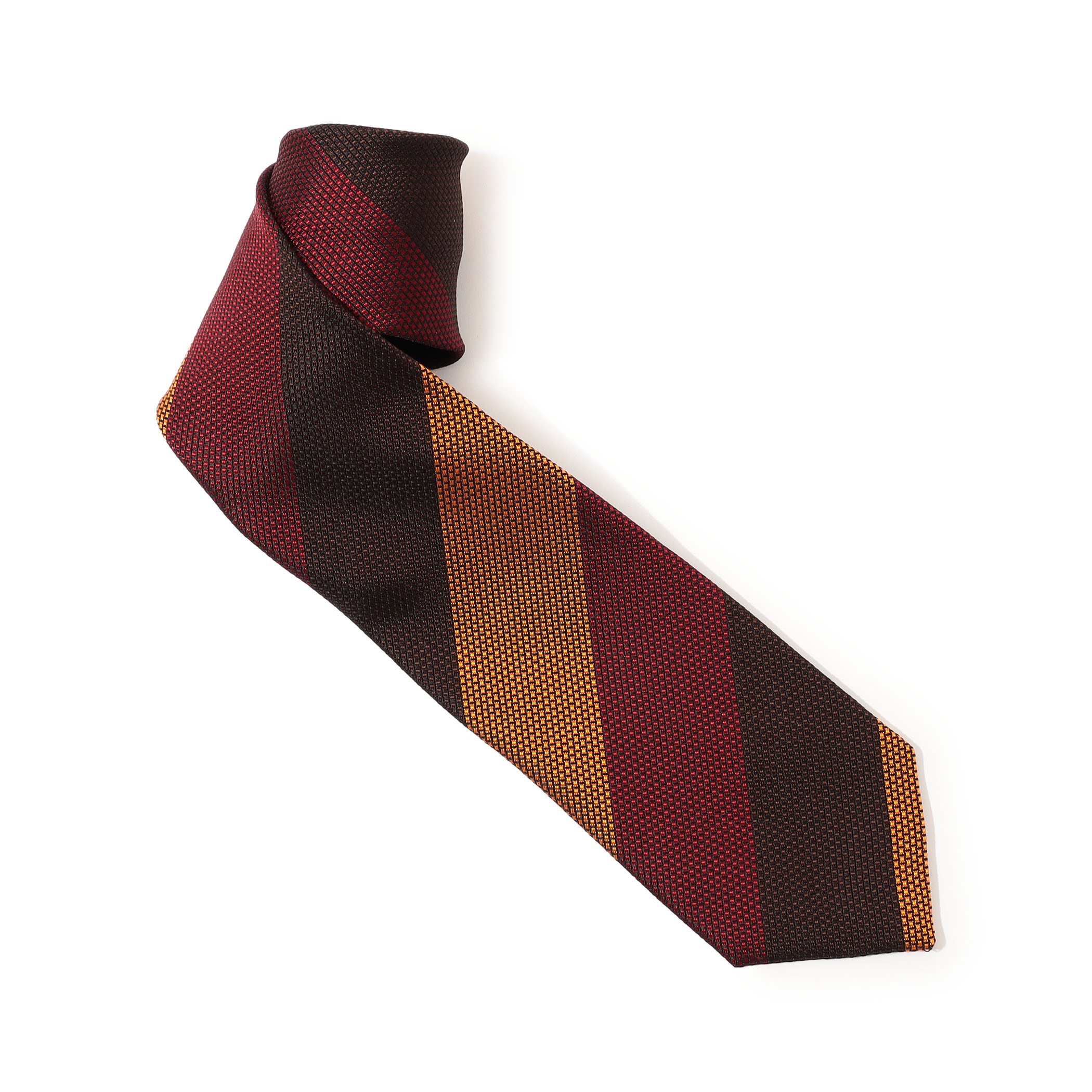 TOMORROWLAND シルクジャガード レジメンタルストライプネクタイ