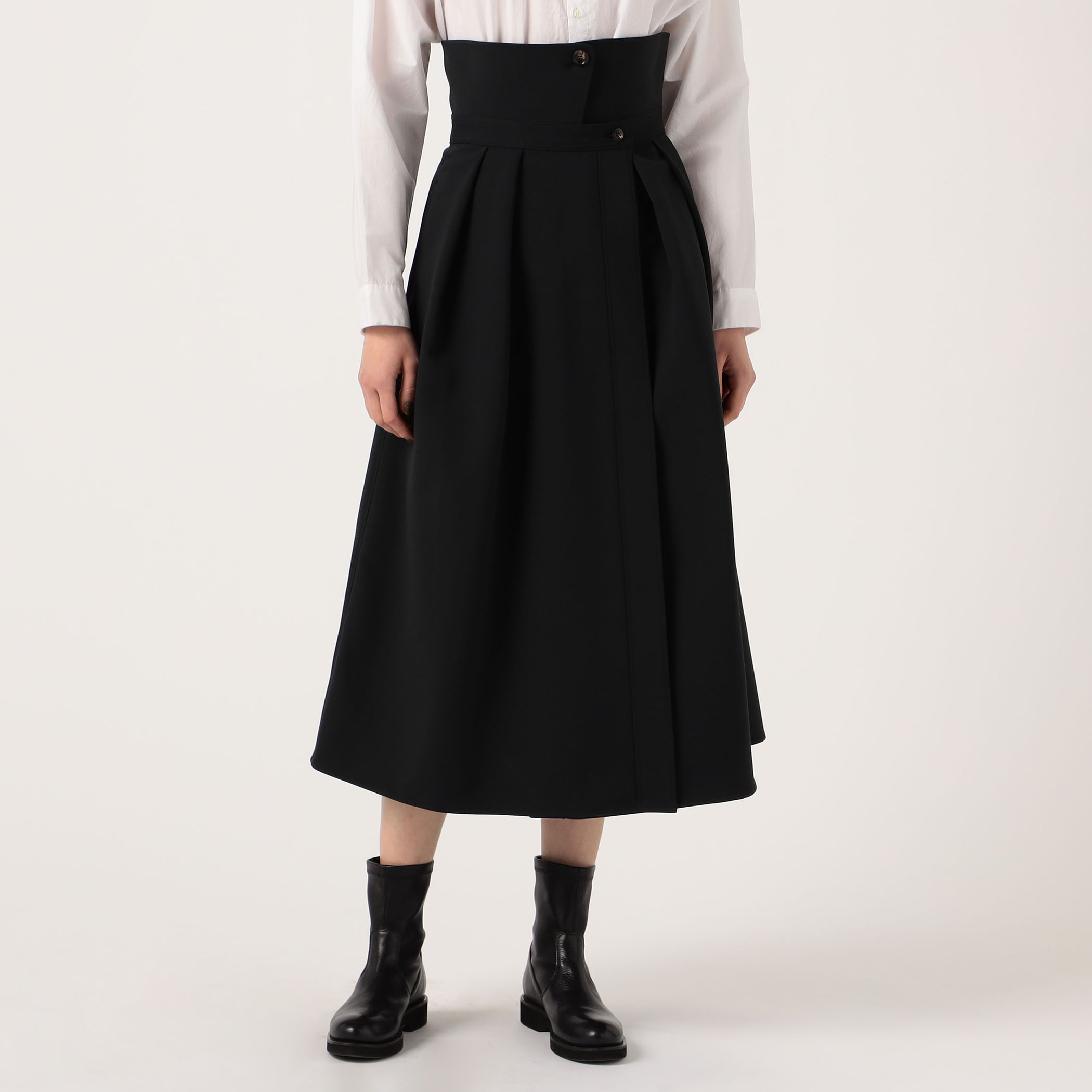 Edition×THE RERACS Collaboration Label BALCOLLAR WRAP SKIRT