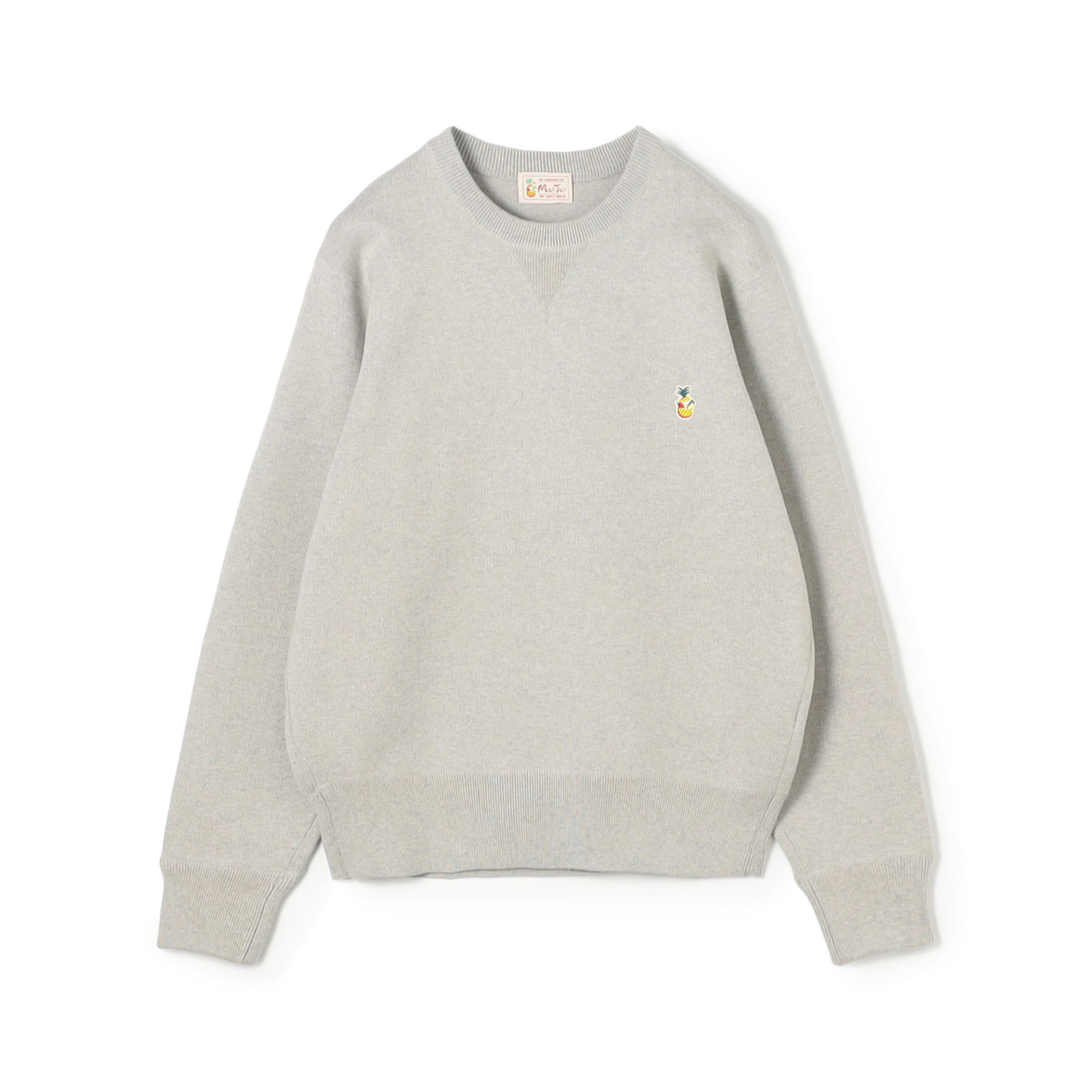 Mai Tai メランジコットン クルーネックニットプルオーバー