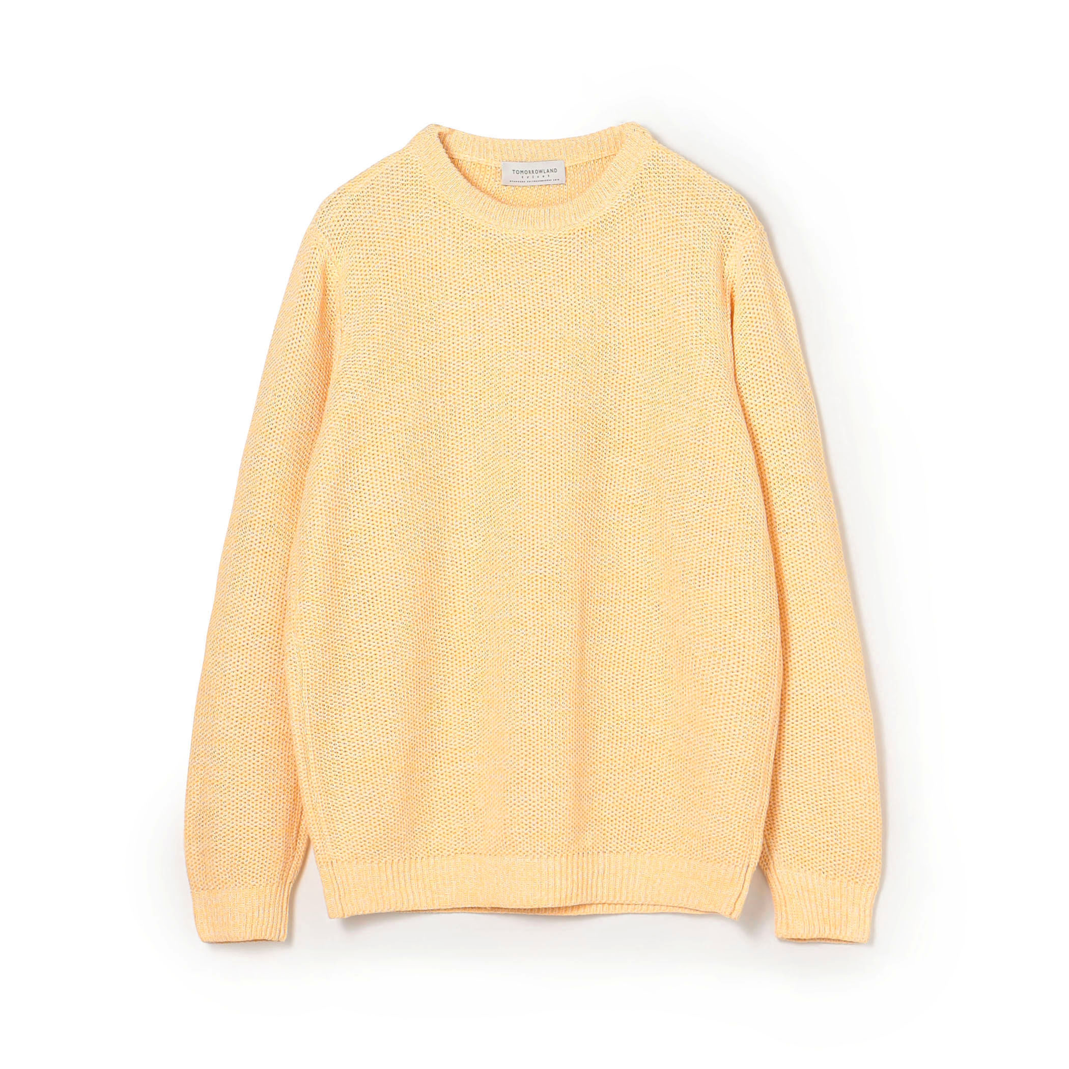TOMORROWLAND tricot ギマコットンリネン クルーネックプルオーバー