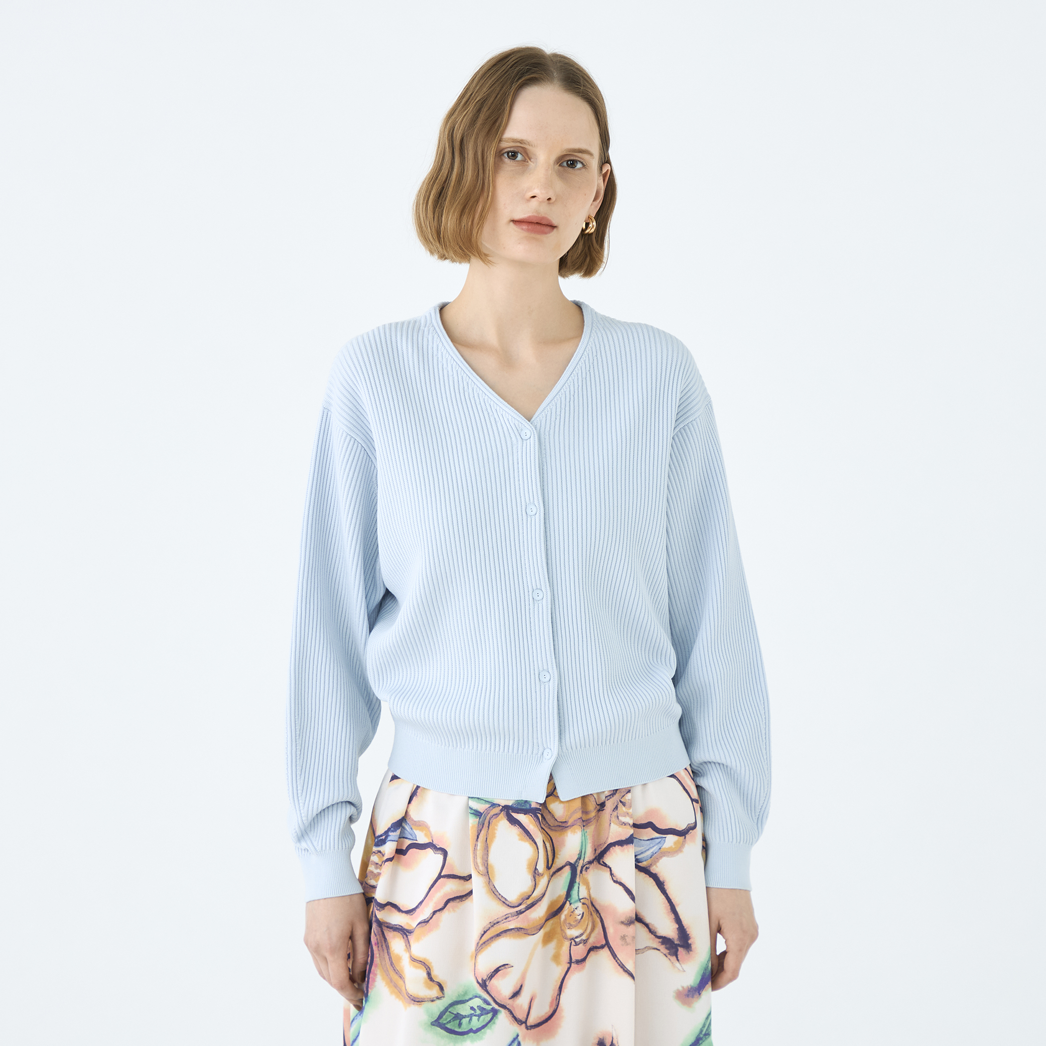 リンクスリブ Vネックカーディガン　Ballsey リンクスリブ Vネックカーディガン｜トゥモローランド 公式通販