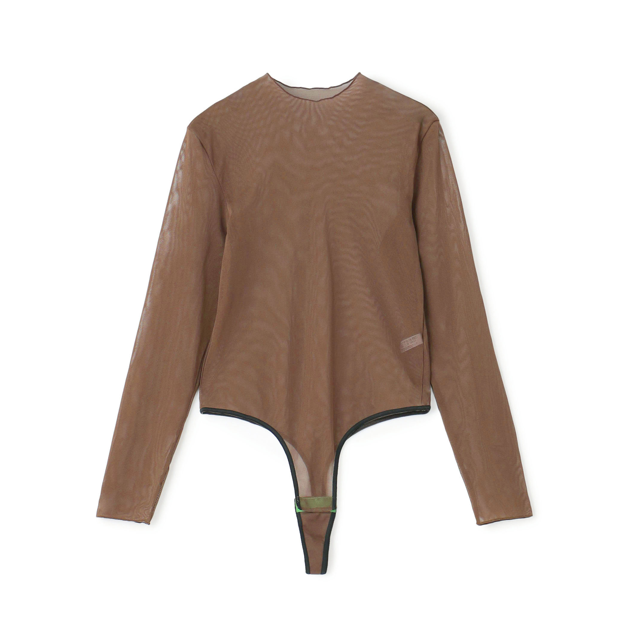 OVERNEATH Bodysuit088 チュールネット ボディスーツ