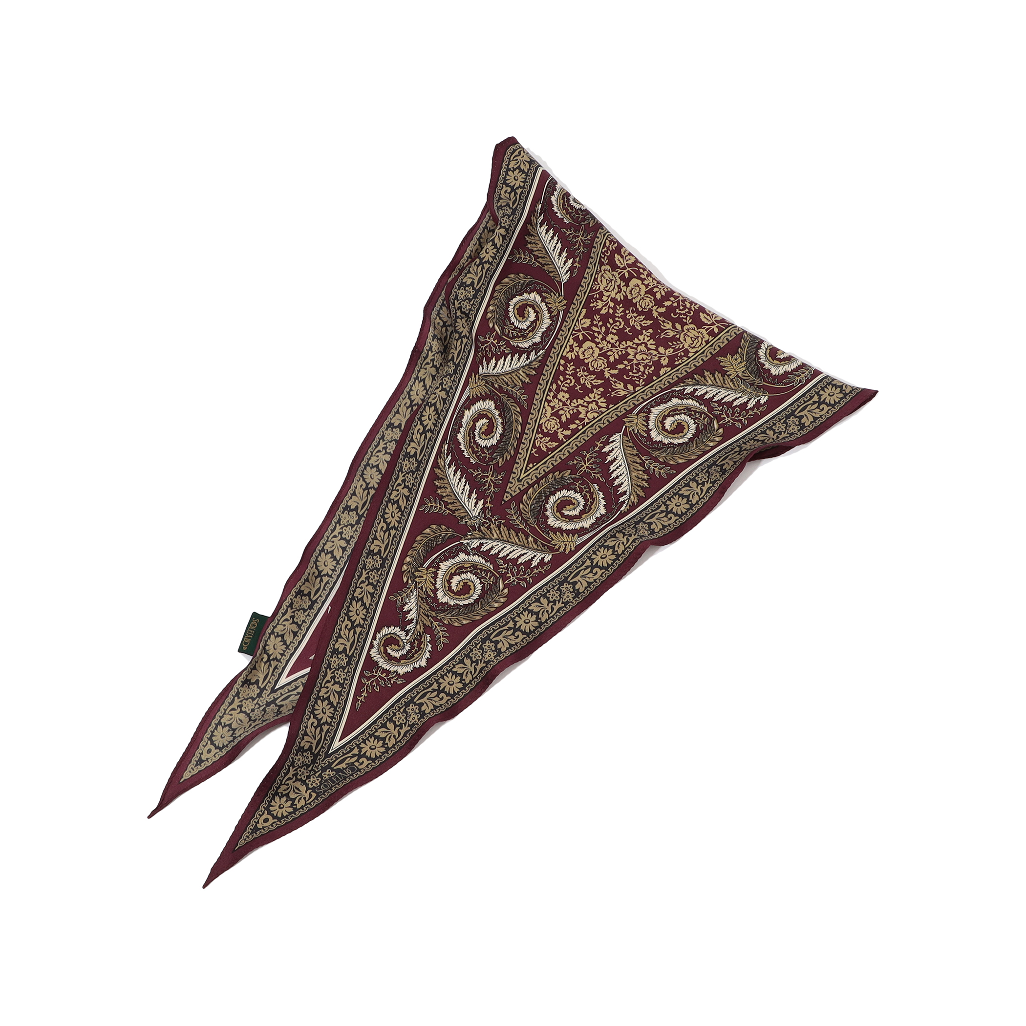 SOULEIAO シルクプリント スカーフ