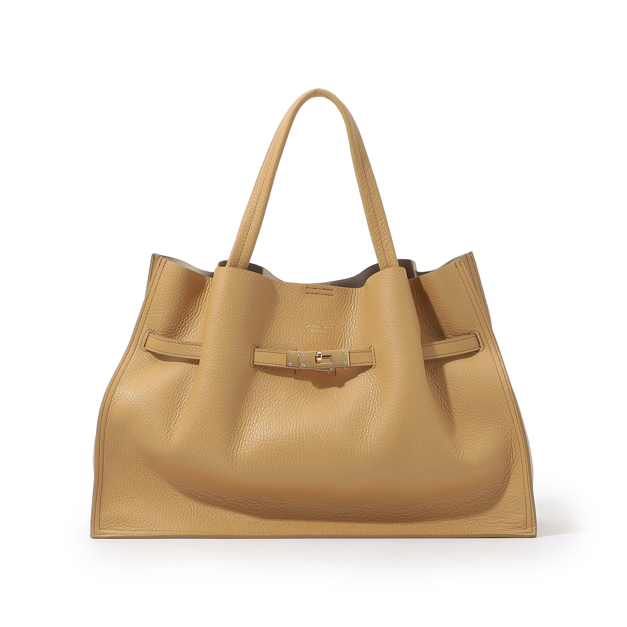 VIOLAd'ORO ダブルフェイスレザー トートバッグ