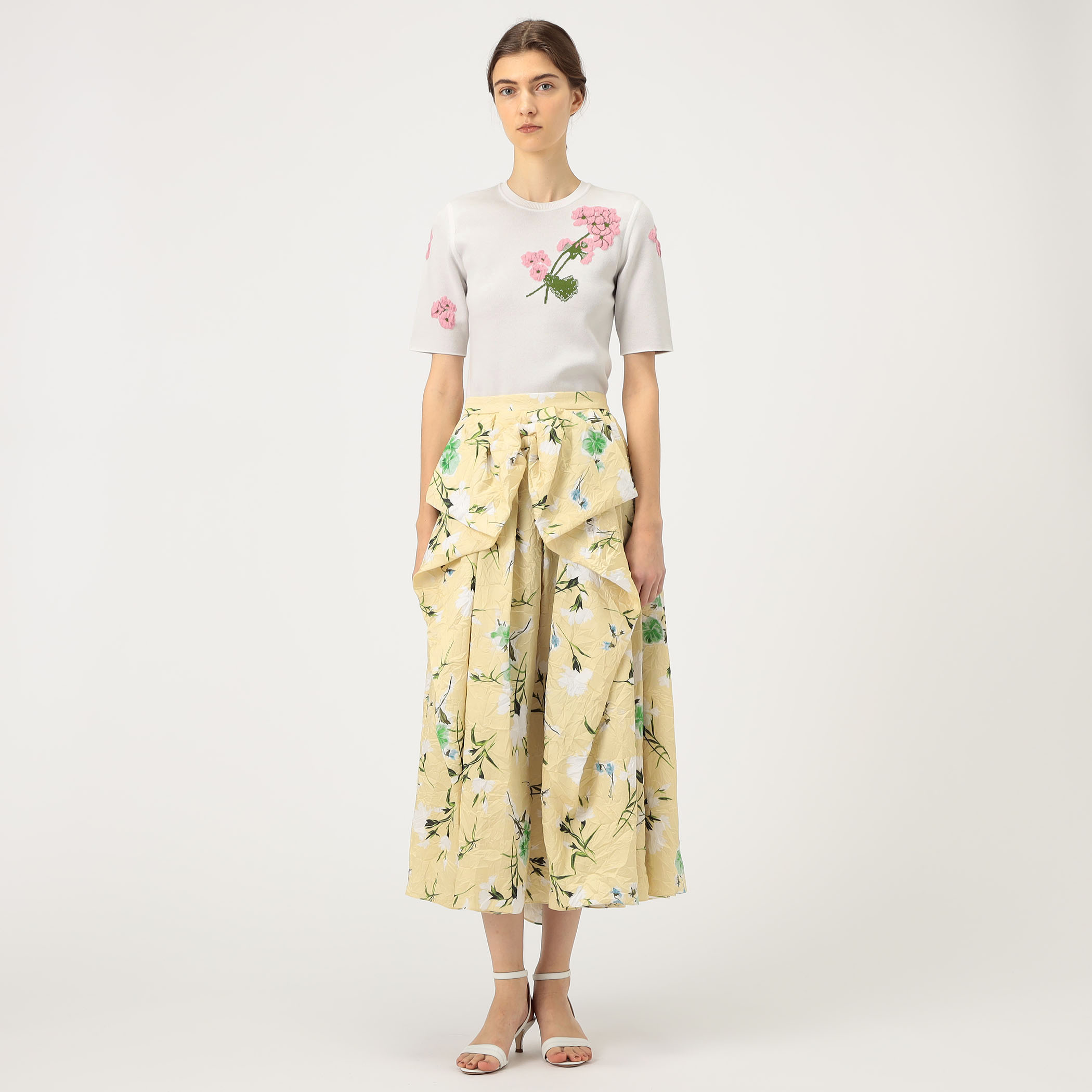 ERDEM GATHERED BOW スカート｜トゥモローランド 公式サイト