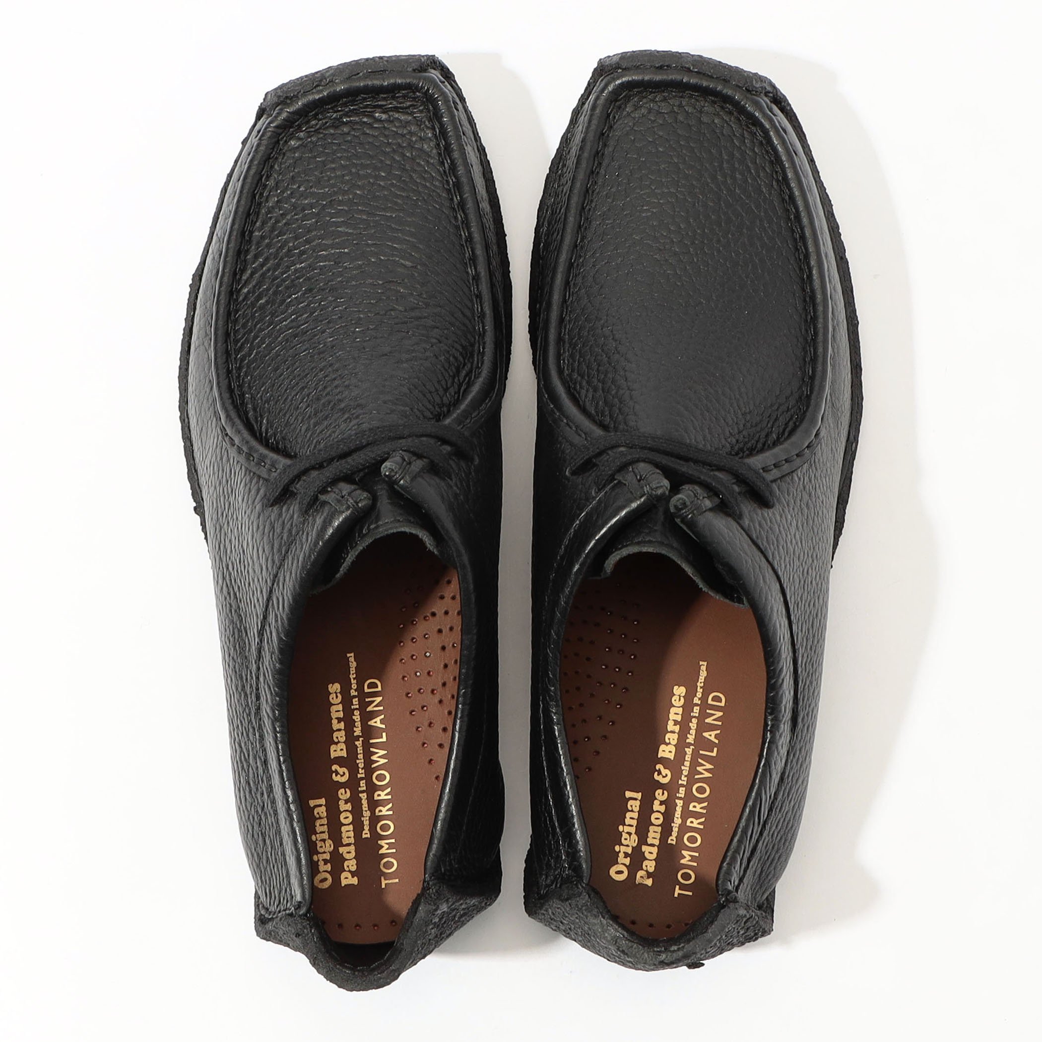 padmore&barnes 黒　レザーシューズ kink