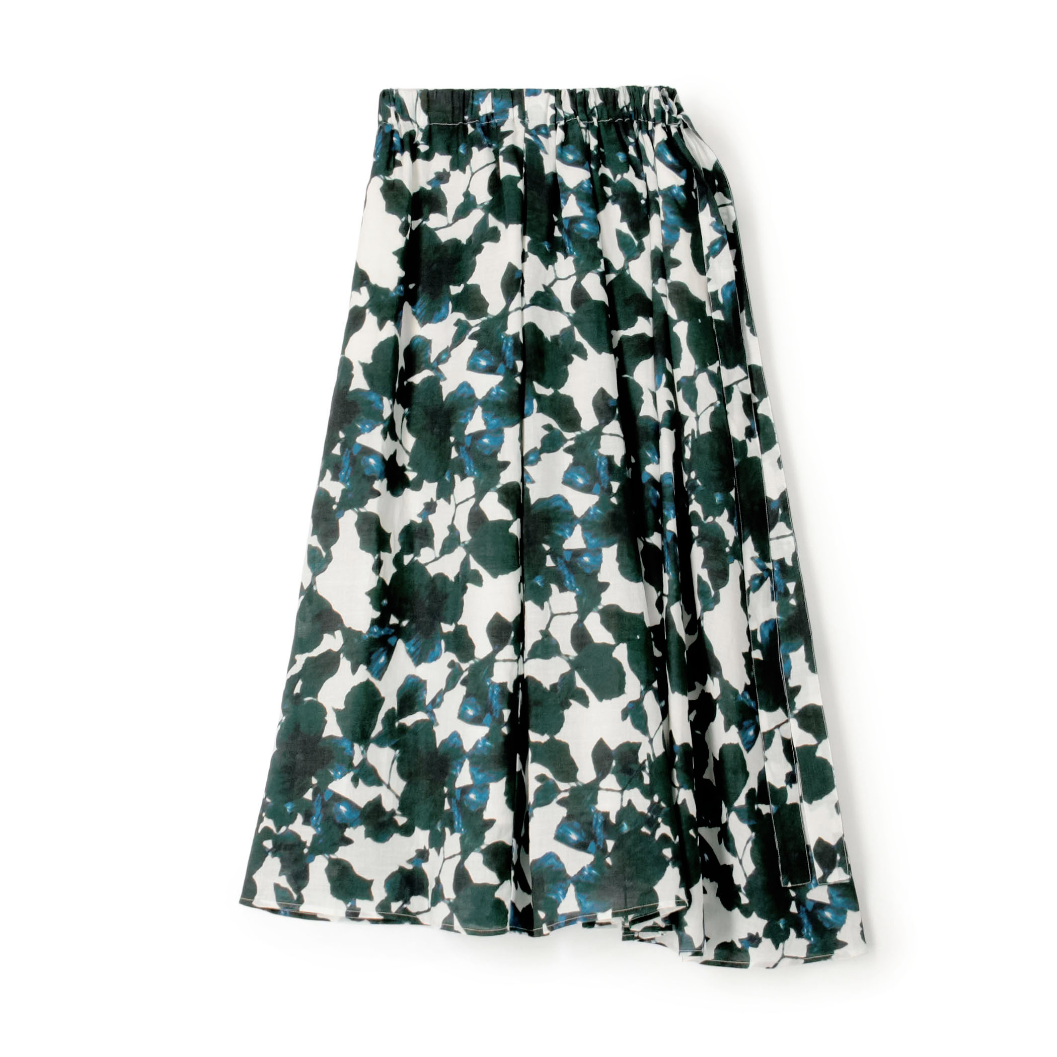 WRITEWELL Prism-mineral アシンメトリー ギャザースカート